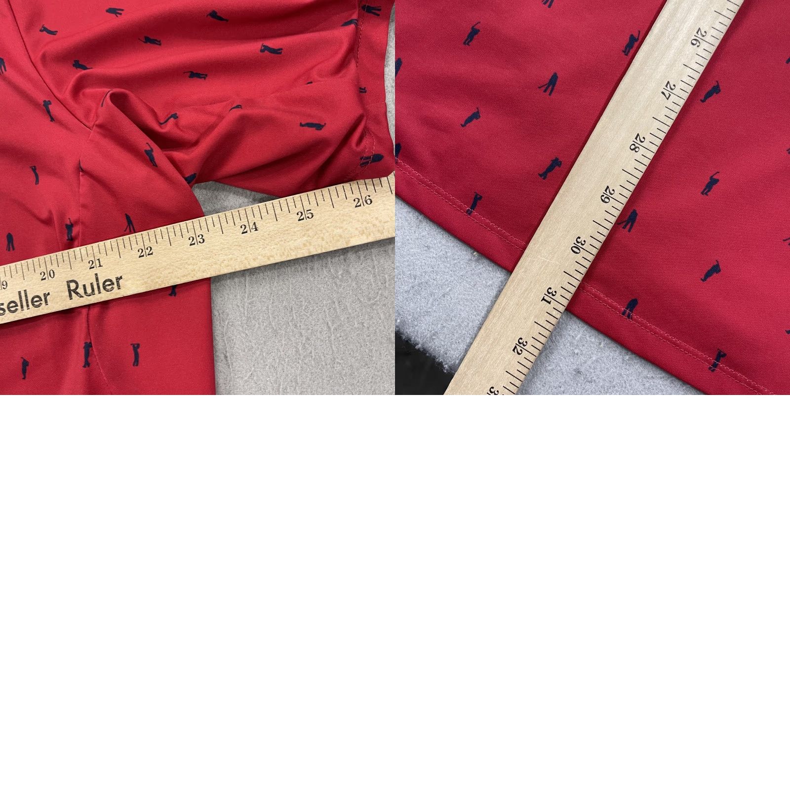 KJUS KJUS Polo Shirt Mens XL 54 Red Golf Performance Button Collared Short Sleeve Geometric Logo Casual Activewear Butterfield Country Club Size US XL / EU 56 / 4 - 8 Thumbnail