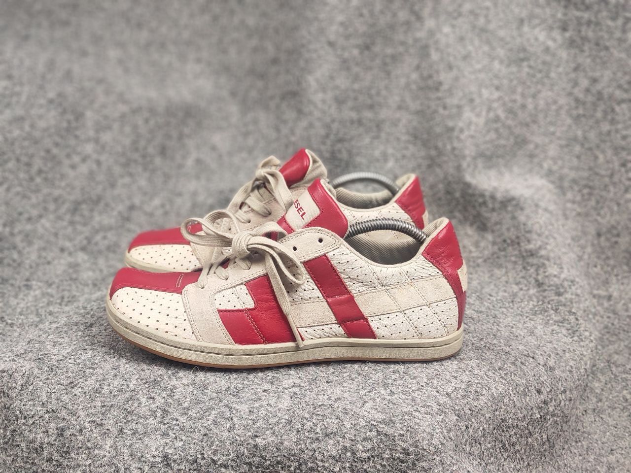 Diesel Vintage Diesel Clarita Y2K Leather square toe Sneakers Size US 9 / IT 39 - 10 Thumbnail