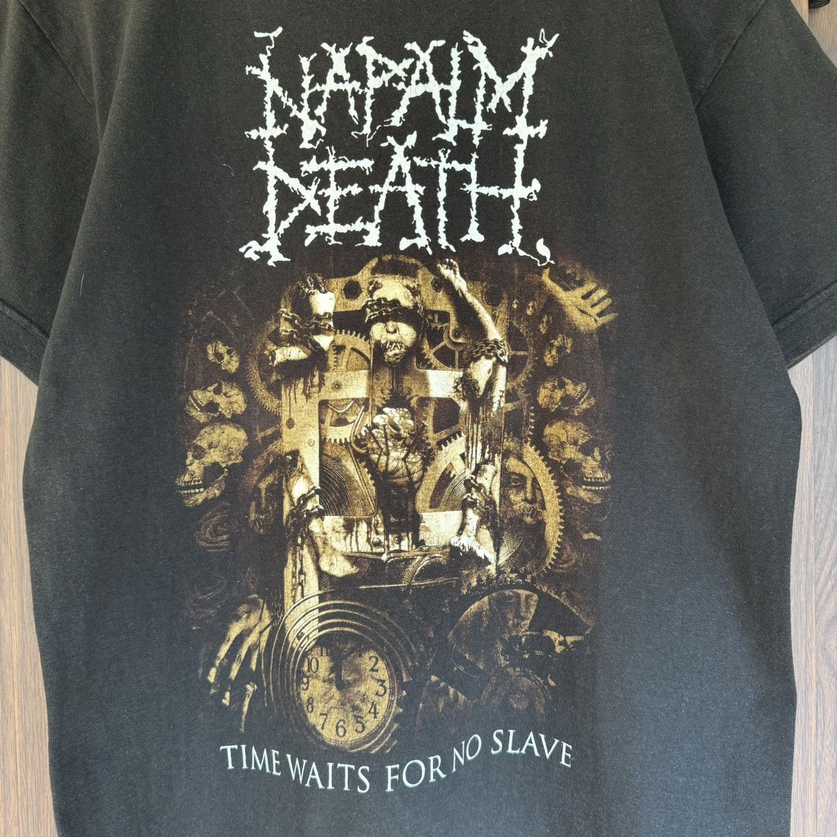 Band Tees × Vintage Vintage Napalm Death ‼️ NO FUCKING SLAVE ‼️ Size US M / EU 48-50 / 2 - 5 Thumbnail