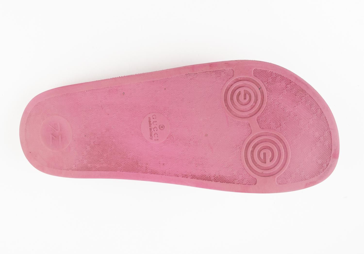 Gucci Gucci Men Slides Rubber Men Size USA8, EUR41/42, UK7, S831 Size US 8.5 / EU 41-42 - 9 Thumbnail