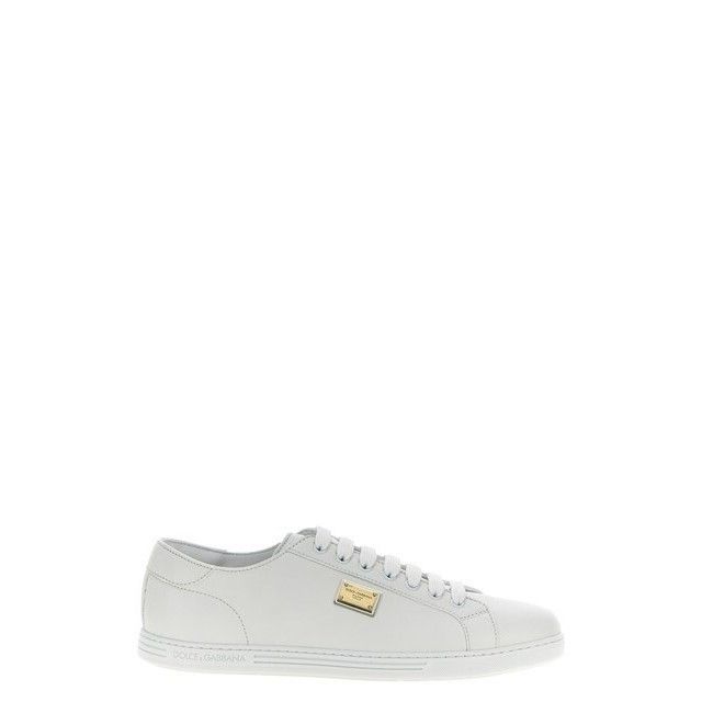 DOLCE&GABBANA Men's Portofino White Leather New & Authentic