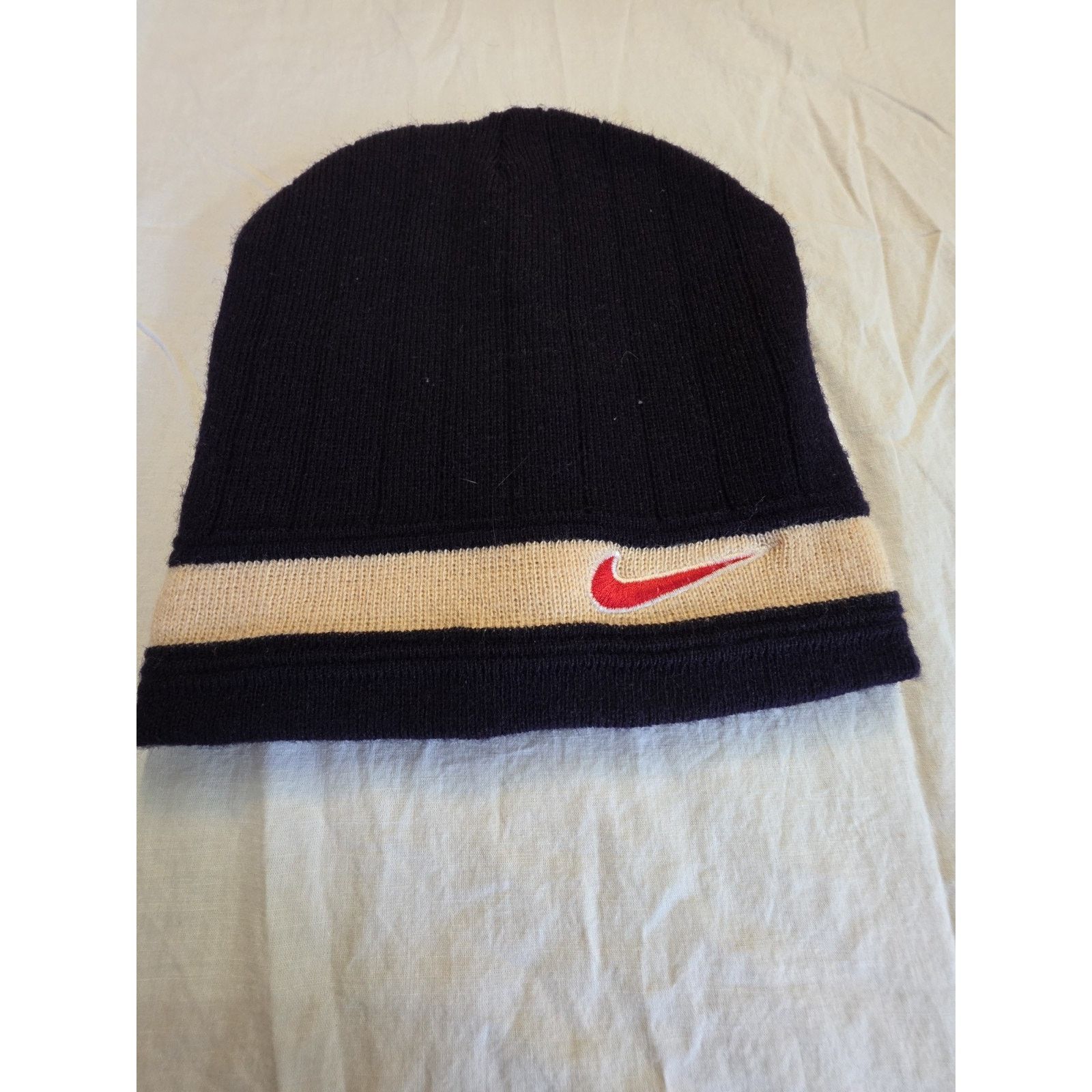 Nike Nike Vintage Knit Black Beanie One Size Fits All Size ONE SIZE - 2 Thumbnail
