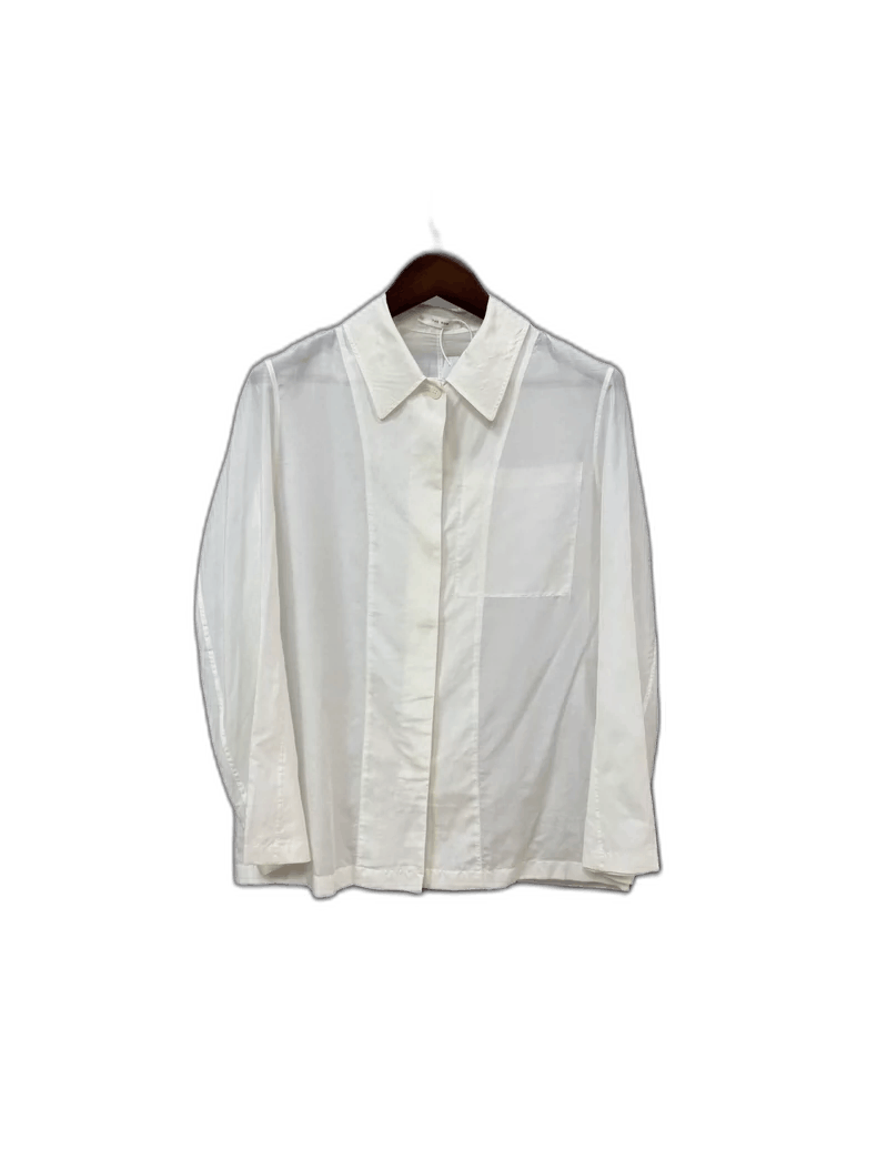 The Row The Row White Shirt Size XS Size XS / US 0-2 / IT 36-38 - 1 Thumbnail