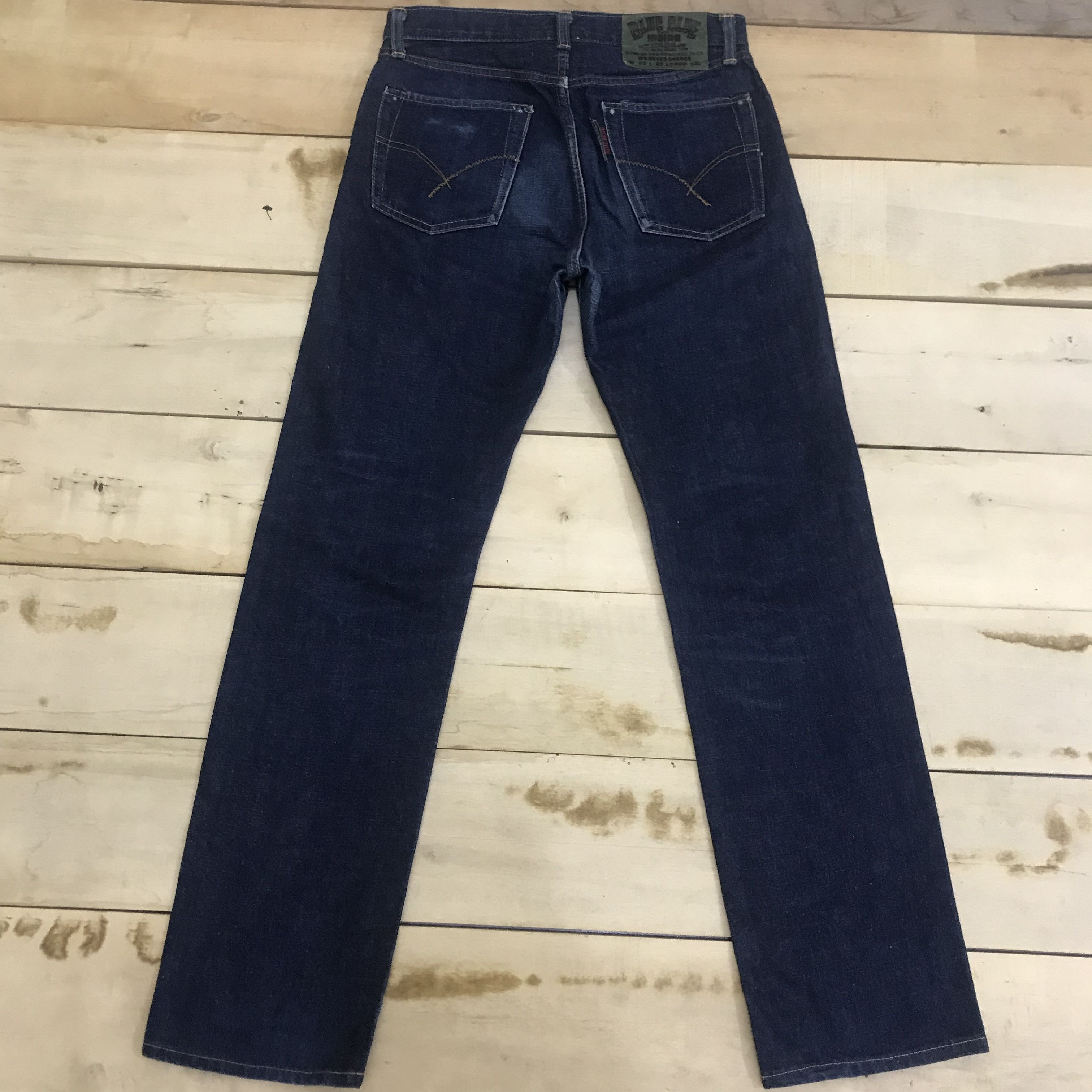 Blue Blue Japan × Japanese Brand X278 VTG BLUE BLUE JAPAN INDIGO BLUE SLIM FIT DENIM Size US 28 / EU 44 - 2 Thumbnail