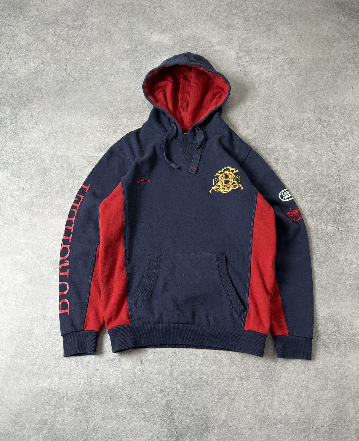 Rugby Ralph Lauren Vintage Joules Land Rover big logo rugby hoodies mens Size US S / EU 44-46 / 1 - 1 Thumbnail