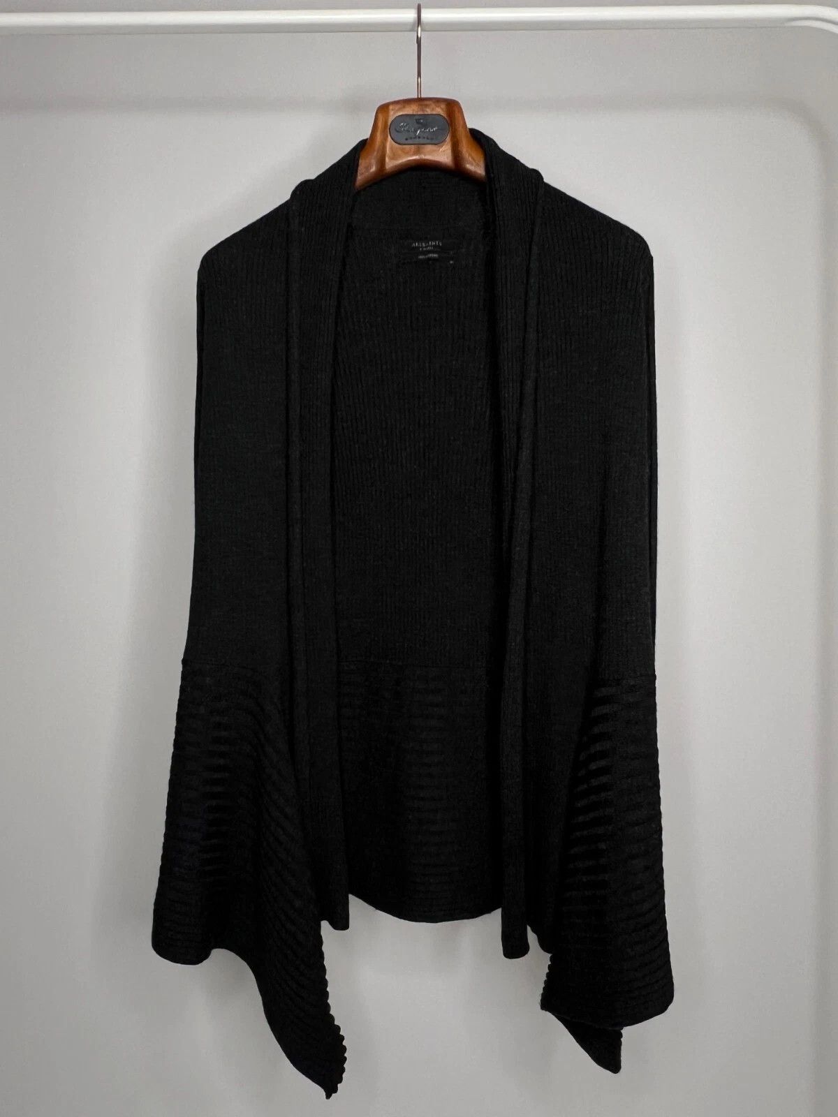Allsaints Allsaints Keld Open Knit Cardigan Turtleneck Wool Women's Size XS / US 0-2 / IT 36-38 - 1 Thumbnail