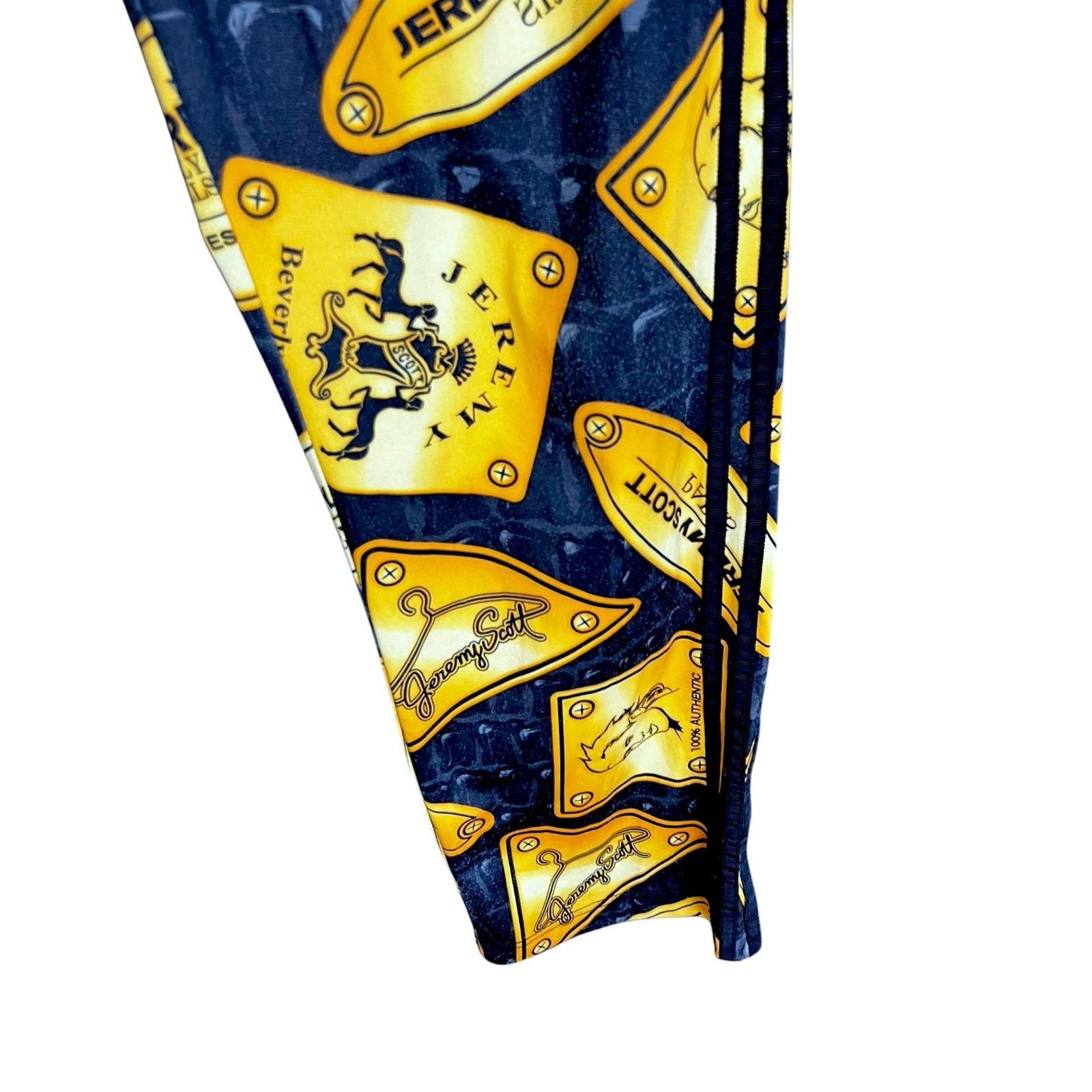 Jeremy Scott Men's Adidas x Jeremy Scott Gold Track Pants L $250 Retail Size US 32 / EU 48 - 7 Thumbnail