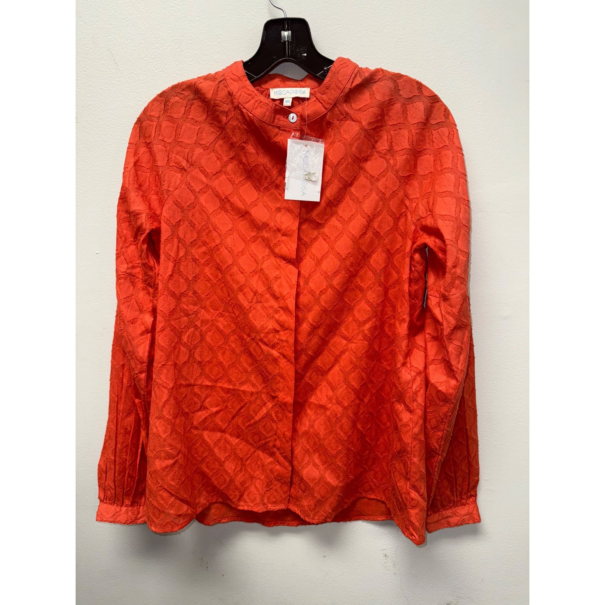 Other Feliciana Drop Sleeve Jacquard Button Down Blouse ModaPosa X Size XS / US 0-2 / IT 36-38 - 1 Thumbnail