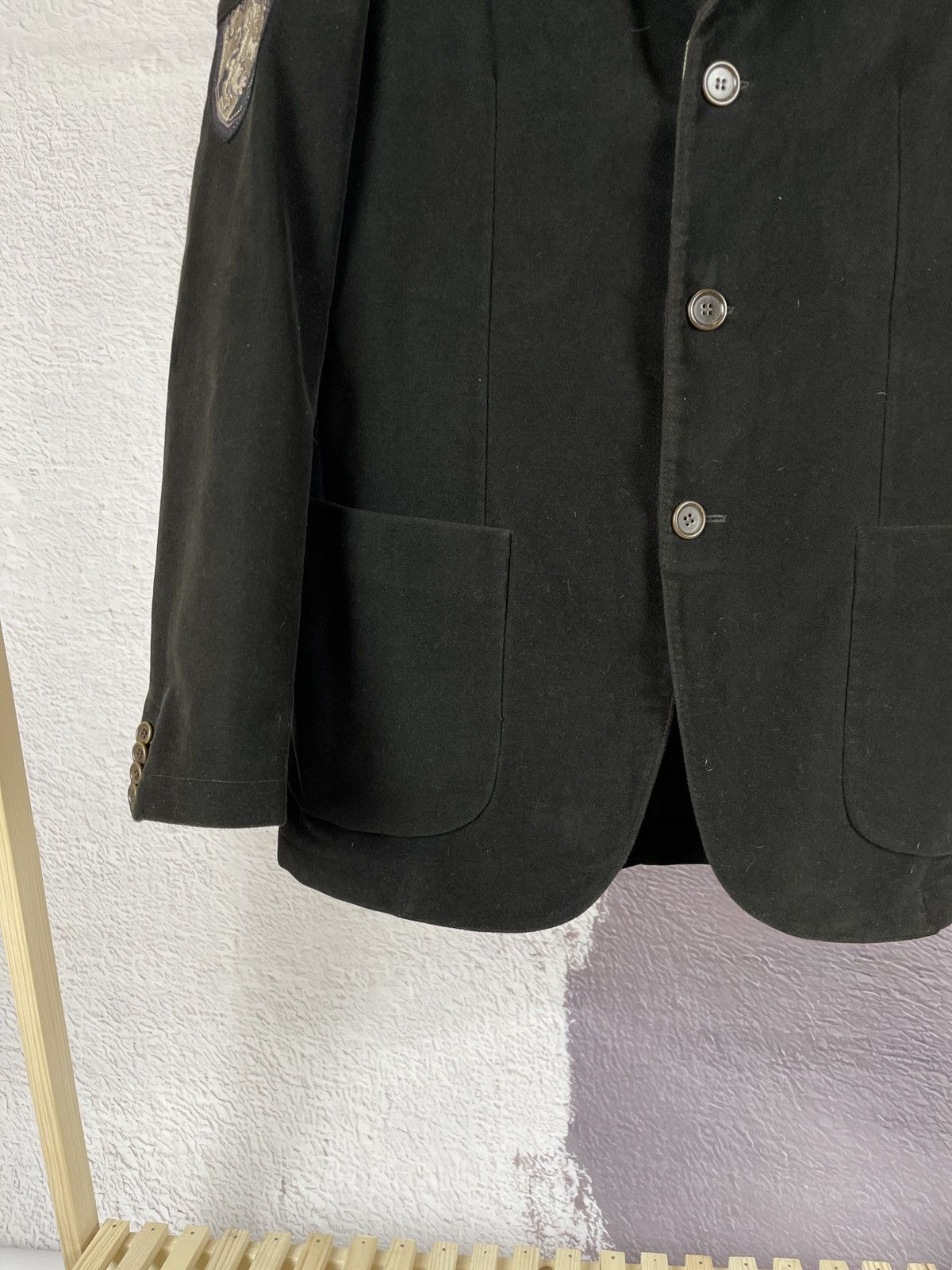 La Martina La Martina Saddlery Polo Argentina black blazer sport coat Size 40R - 6 Thumbnail