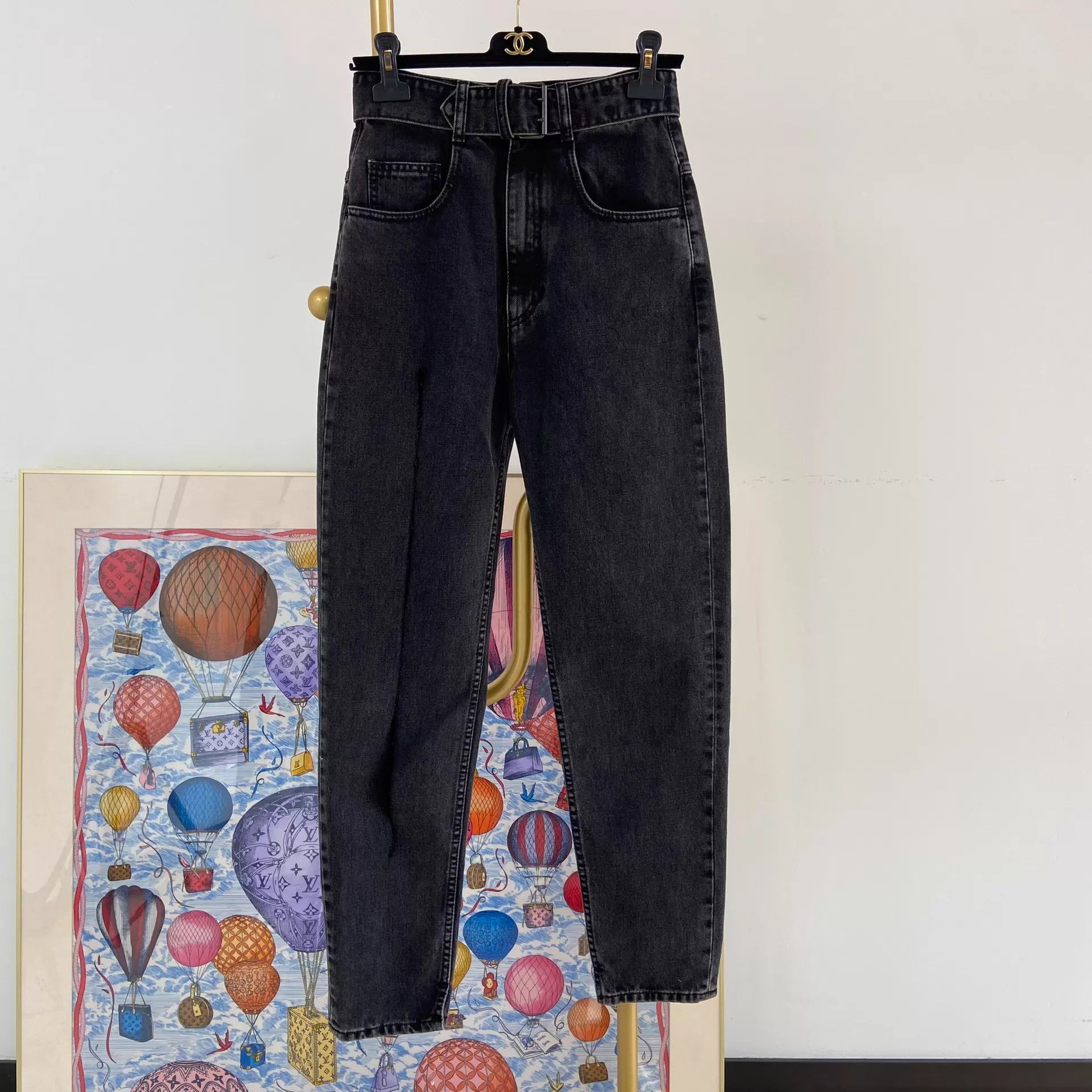 Maison Margiela Maison Margiela Black and Gray Jeans Size 36 Size 25" / US 0 / IT 36 - 1 Thumbnail