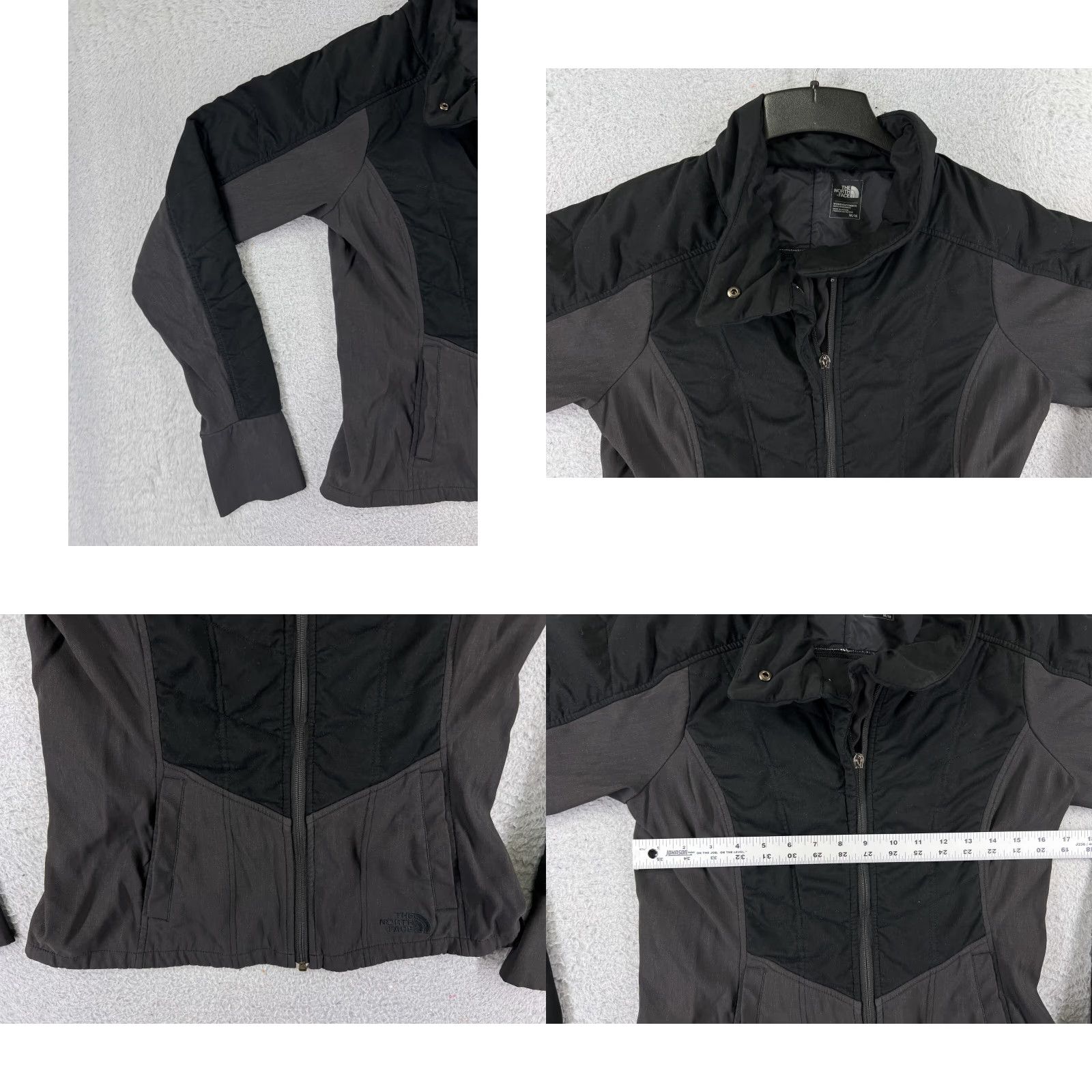 The North Face The North Face Jacket Women M Black Full Zip Pockets Mock Neck Cozy Polyester - Regular Size M / US 6-8 / IT 42-44 - 8 Thumbnail