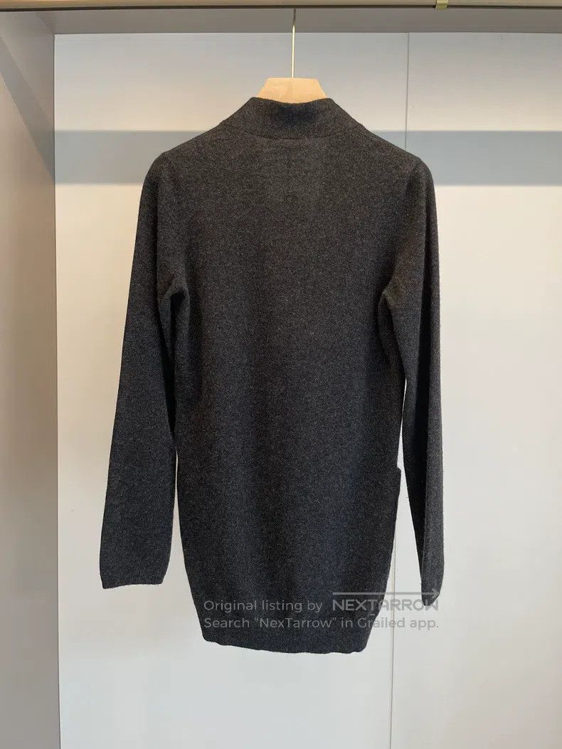 Brunello Cucinelli Brunello Cucinelli Black and Grey Cashmere Cardigan Size S / US 4 / IT 40 - 2 Thumbnail