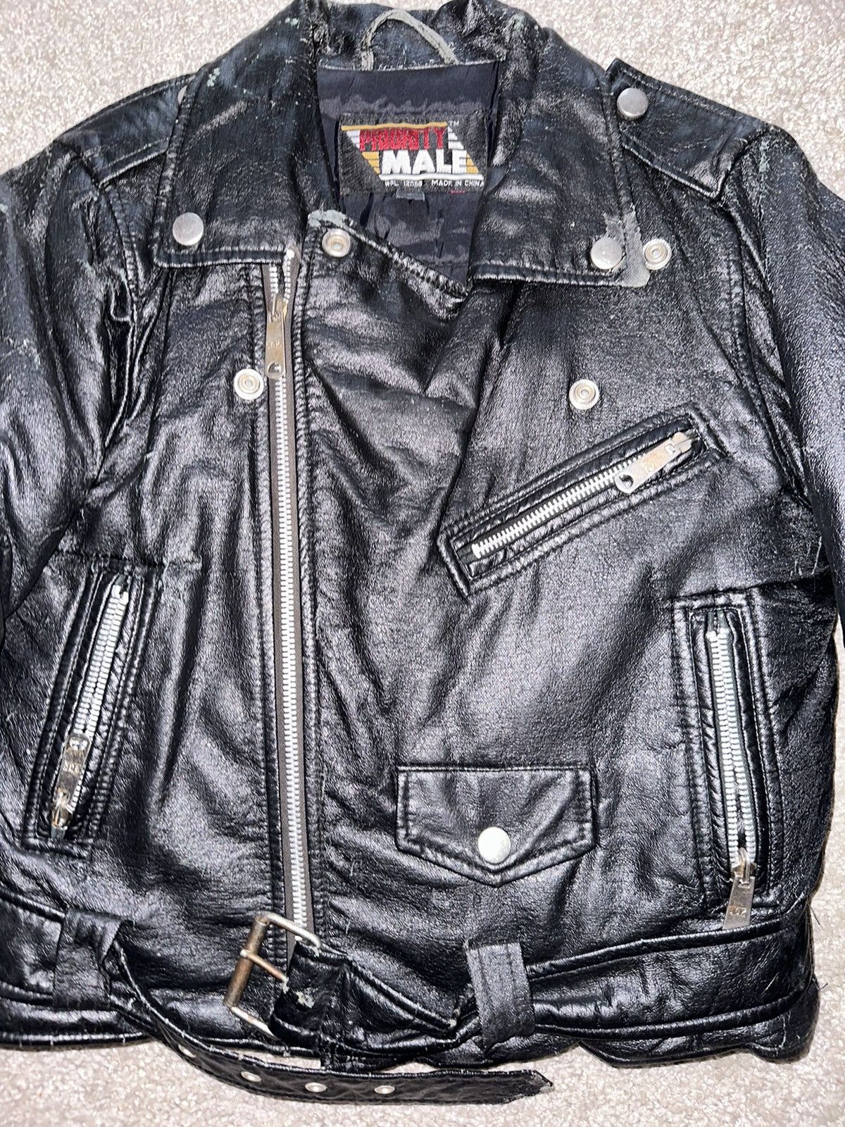 Harley Davidson × Vintage Vintage 80’s Rolling Thunder Leather Motorcycle Jacket Size XS / US 0-2 / IT 36-38 - 4 Thumbnail
