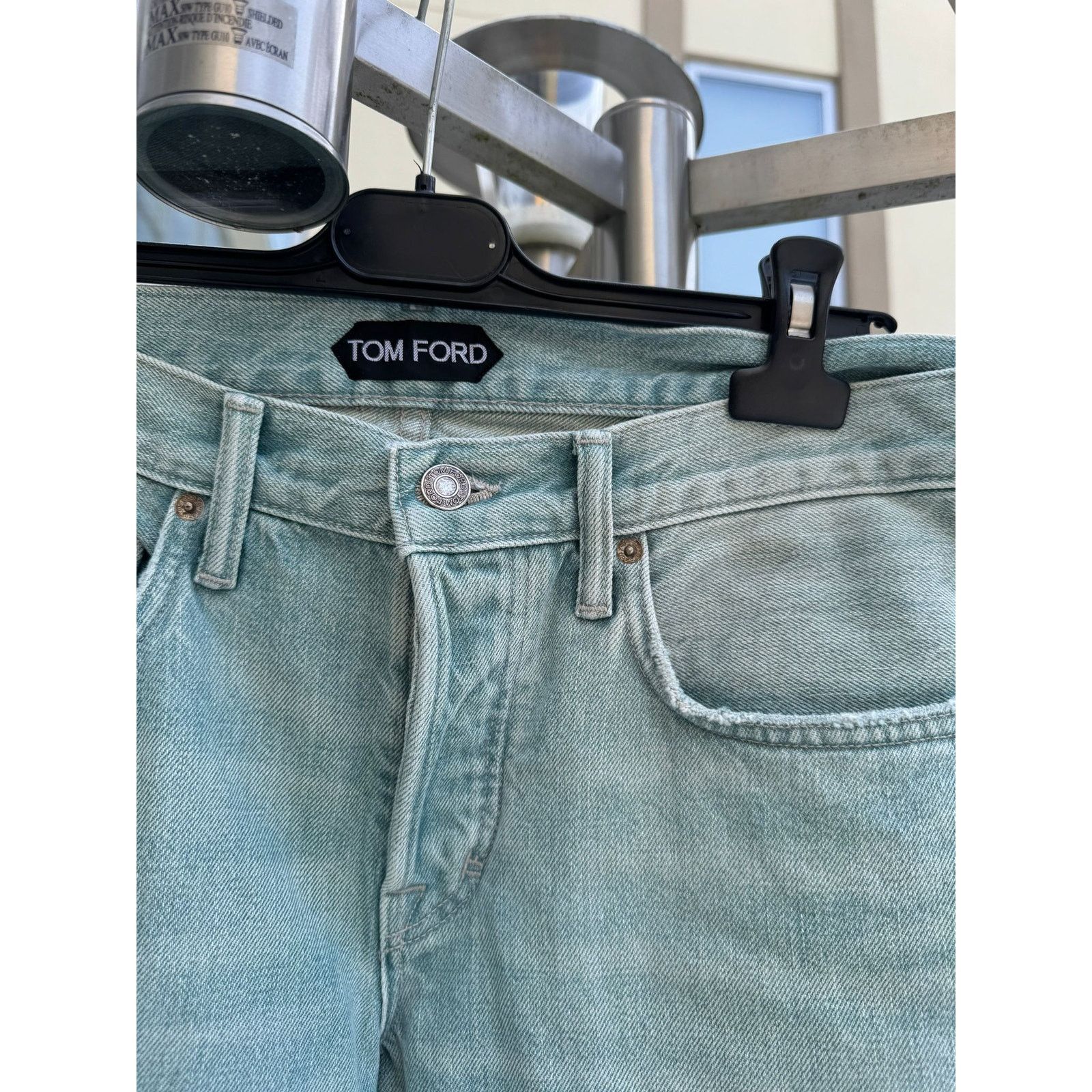 Tom Ford o1rshd1 Q:2 / Slim Fit Denim in Jade Blue Size US 36 / EU 52 - 6 Thumbnail
