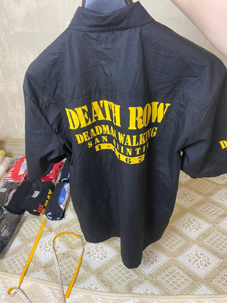 Death Row Records 🔥 Death Row Records Deadman Walking Button Up Shirt Movie Size US XL / EU 56 / 4 - 8 Thumbnail