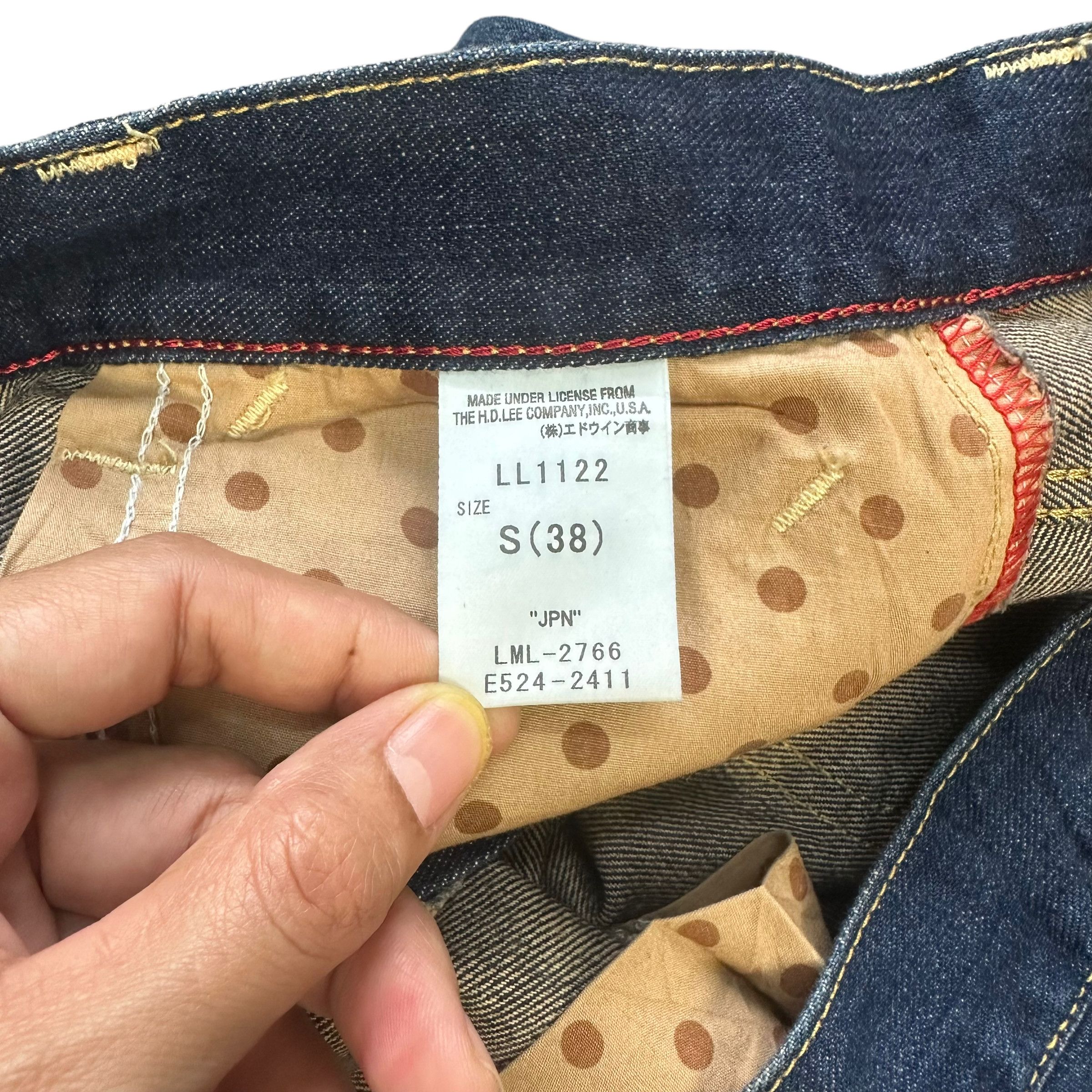 Japanese Brand LEE RIDERS X A.V.V DENIM MINI SKIRT #8653-019 Size 30" / US 8 / IT 44 - 7 Thumbnail