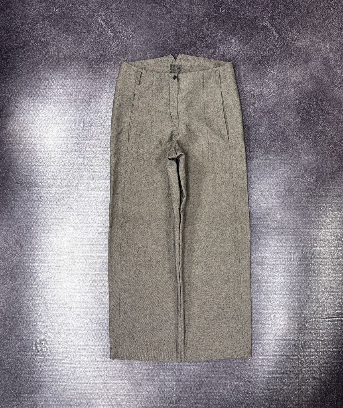 Annette Gortz Annette Gortz Women’s Wool Ramie Wide Leg Pants Trousers Size 27" / US 4 / IT 40 - 1 Thumbnail