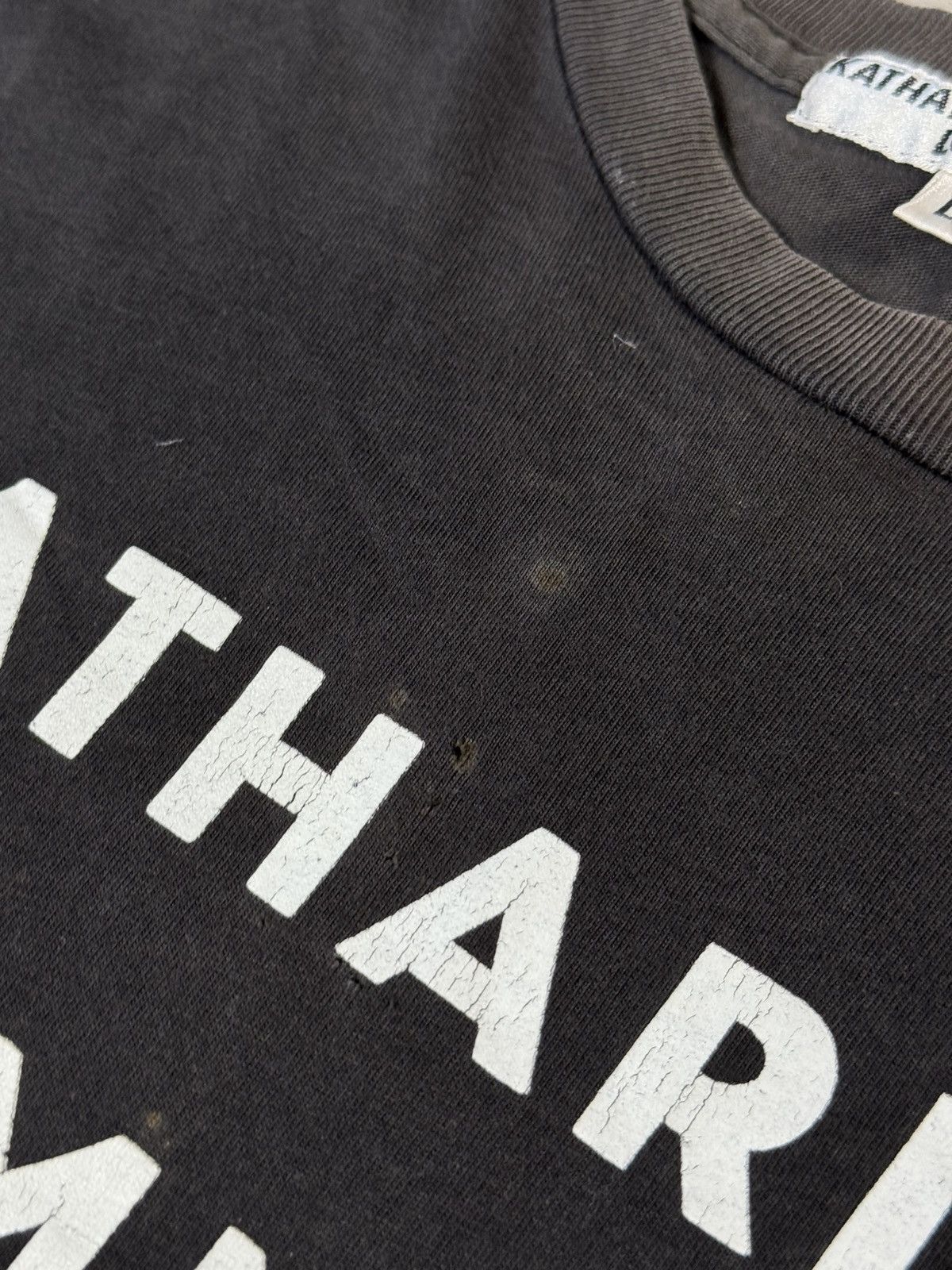 Katharine Hamnett London Katharine Hamnett London Vintage Rare Faded Distressed Tee Size US L / EU 52-54 / 3 - 4 Thumbnail