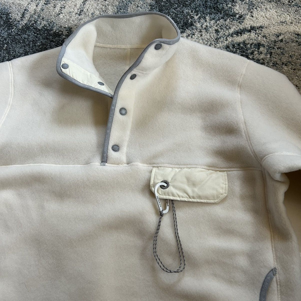And Wander 574-4281144 031 and wander wool fleece pullover quartersnap Size US XL / EU 56 / 4 - 19 Thumbnail