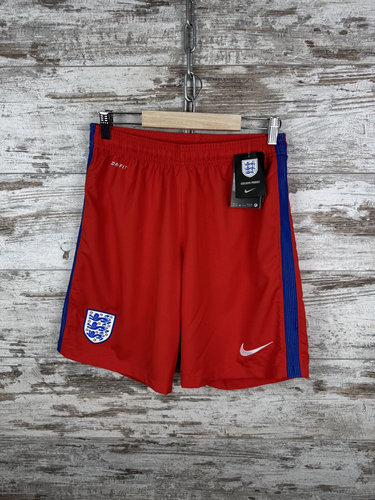 Nike × Vintage New Mens Vintage Nike England national team soccer shorts Size US 32 / EU 48 - 2 Thumbnail