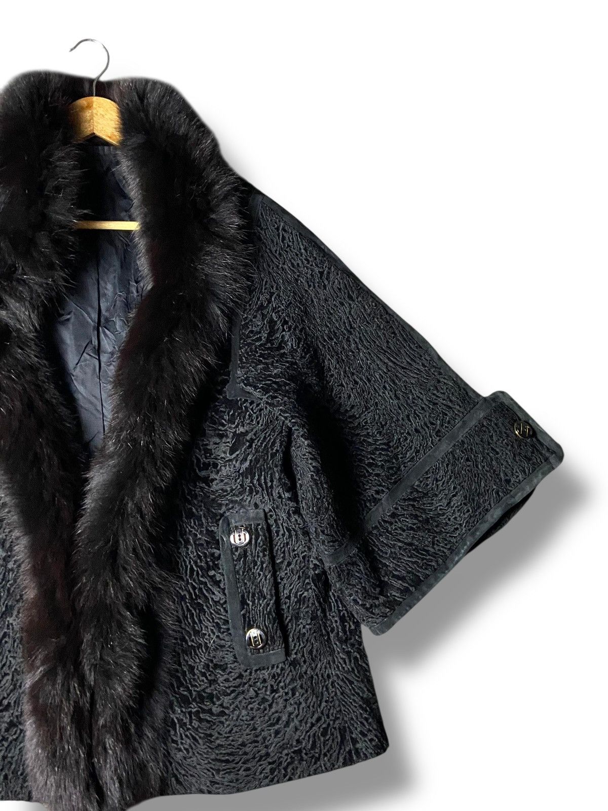 Japanese Brand Unbranded Brand Outerwear Fur Coat (140) Size XS / US 0-2 / IT 36-38 - 4 Thumbnail