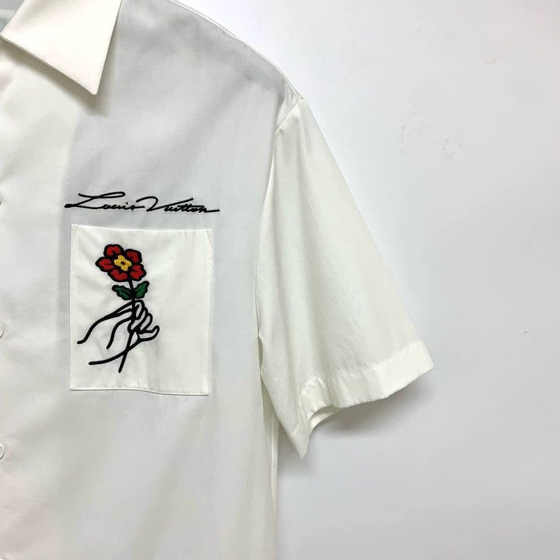 Louis Vuitton Louis Vuitton Embroidered Short Sleeve Cardigan-2506 Size US M / EU 48-50 / 2 - 7 Thumbnail