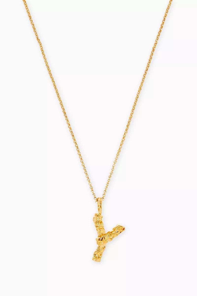 Chloe o1loc1c0425 Size: OS / Alphabet Necklace in Gold Size ONE SIZE - 1 Thumbnail