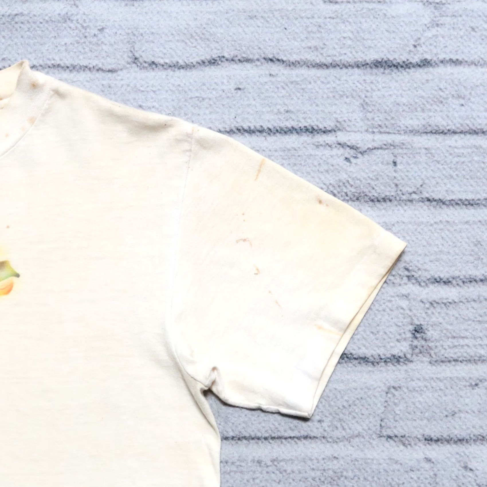 Hanes VINTAGE Grateful Dead Skeleton Shirt Men M White 70s Short Sleeve T-Shirt Hanes Size US M / EU 48-50 / 2 - 7 Thumbnail
