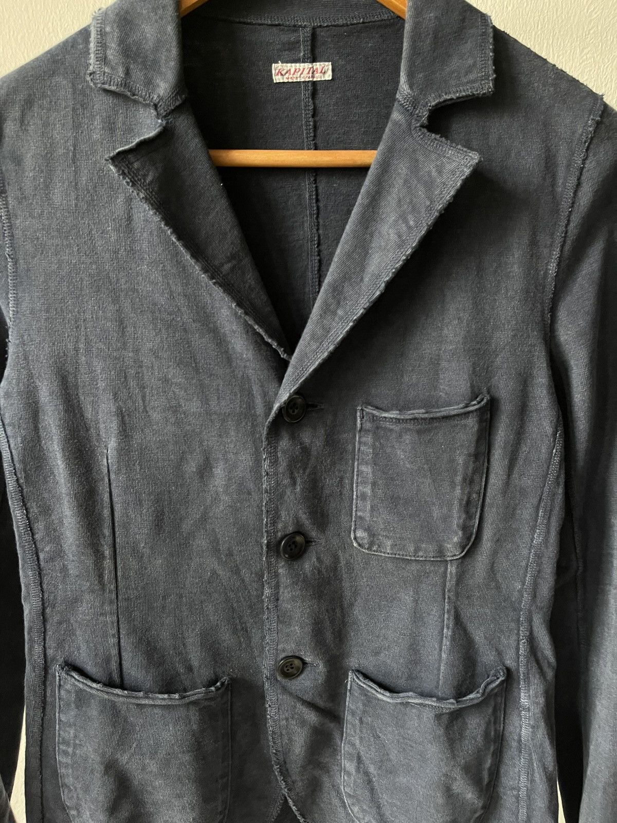 Kapital Kapital Indigo Cotton Blazer Jacket #99 Size US XS / EU 42 / 0 - 4 Thumbnail