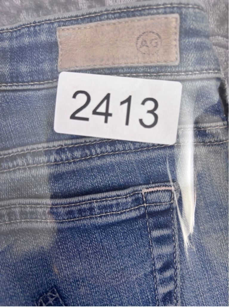 AG Adriano Goldschmied Women's AG Adriano Goldschmied Jeans, Blue, Size 27 R Size 27" / US 4 / IT 40 - 14 Thumbnail