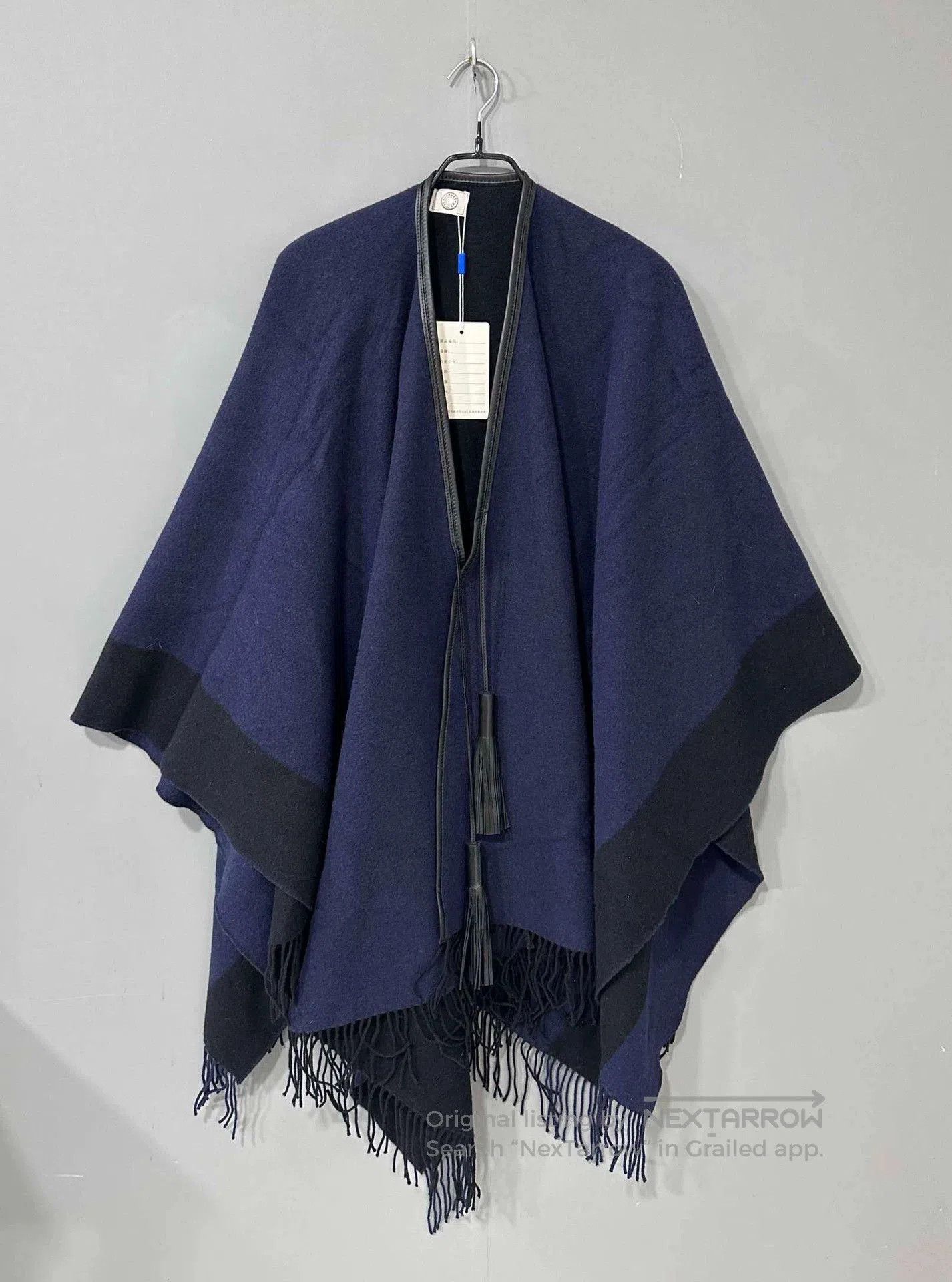 Hermes Blue Leather.