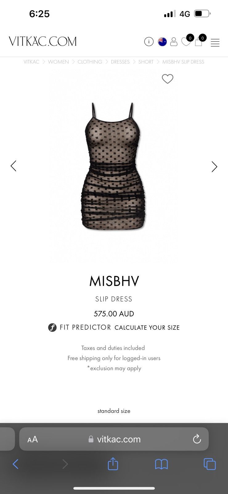 image of Misbhv Black Rushed Sheer Mini Slip Dress, Women's (Size Medium)