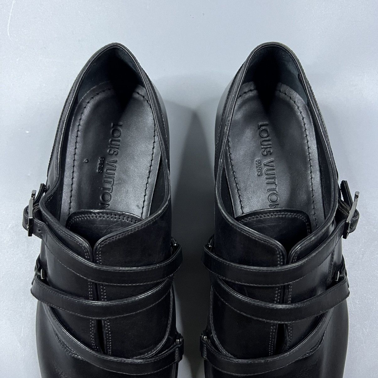 Louis Vuitton Louis Vuitton LV Logo Equinox Derby Leather Shoes Size US 9 / EU 42 - 4 Thumbnail