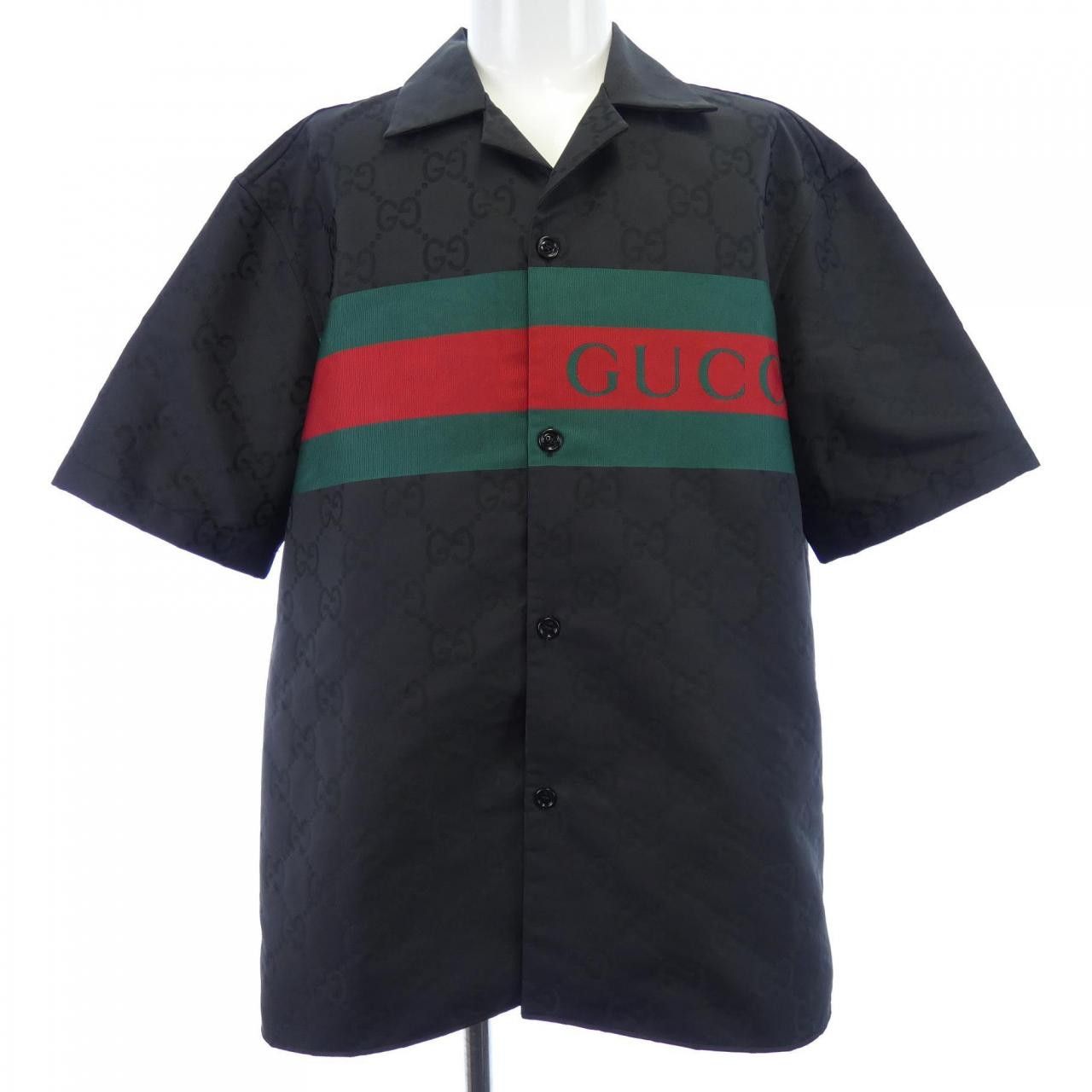 Gucci Gucci Gucci Short Sleeve Shirt Textile Tops 782743ZAQD2 DUTY FREE for USA Size ONE SIZE - 1 Thumbnail