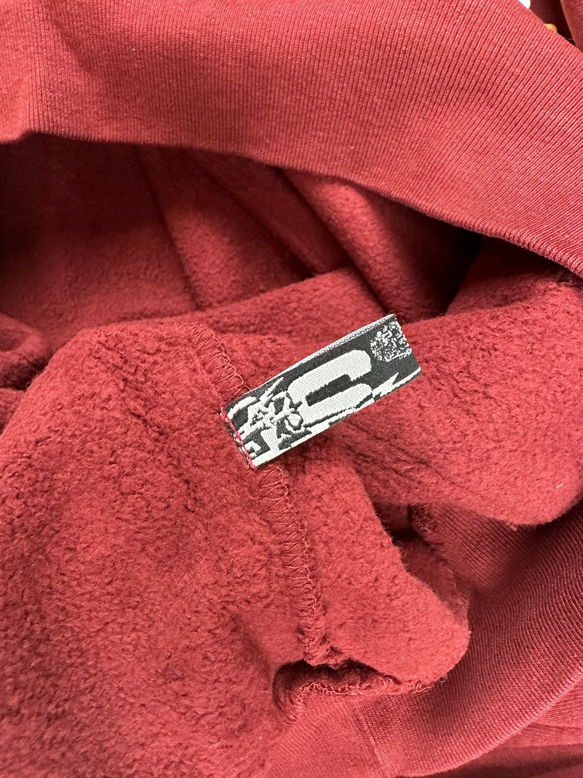 Sp5der Sp5der Maroon Web Hoodie Size US XL / EU 56 / 4 - 5 Thumbnail