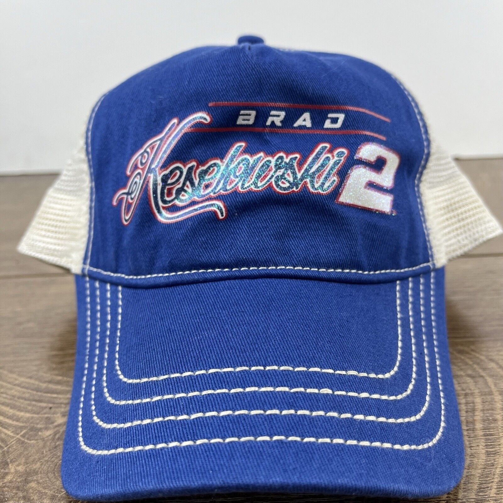 Other Brad Keselourski #2 Hat Snapback Hat Blue Hat Adjustable Blu Size ONE SIZE - 6 Thumbnail