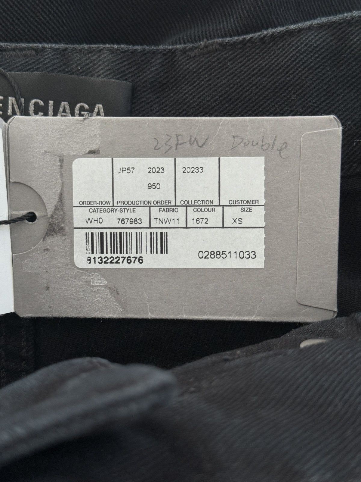 Balenciaga Balenciaga 23FW double side jeans Size US 34 / EU 50 - 6 Thumbnail