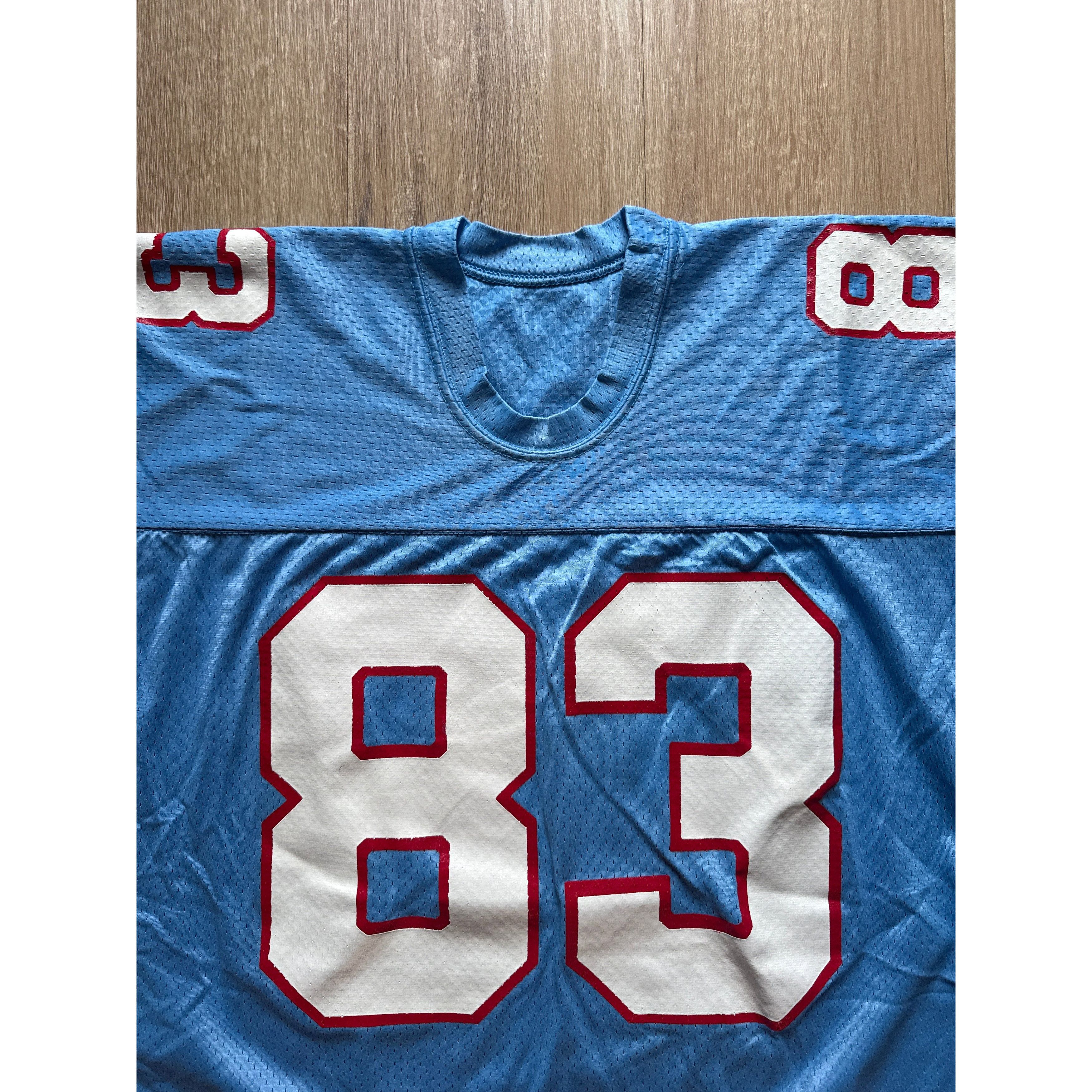 Other Vintage Champion Houston Oilers #83 Willie Drewrey Football Size US L / EU 52-54 / 3 - 4 Thumbnail