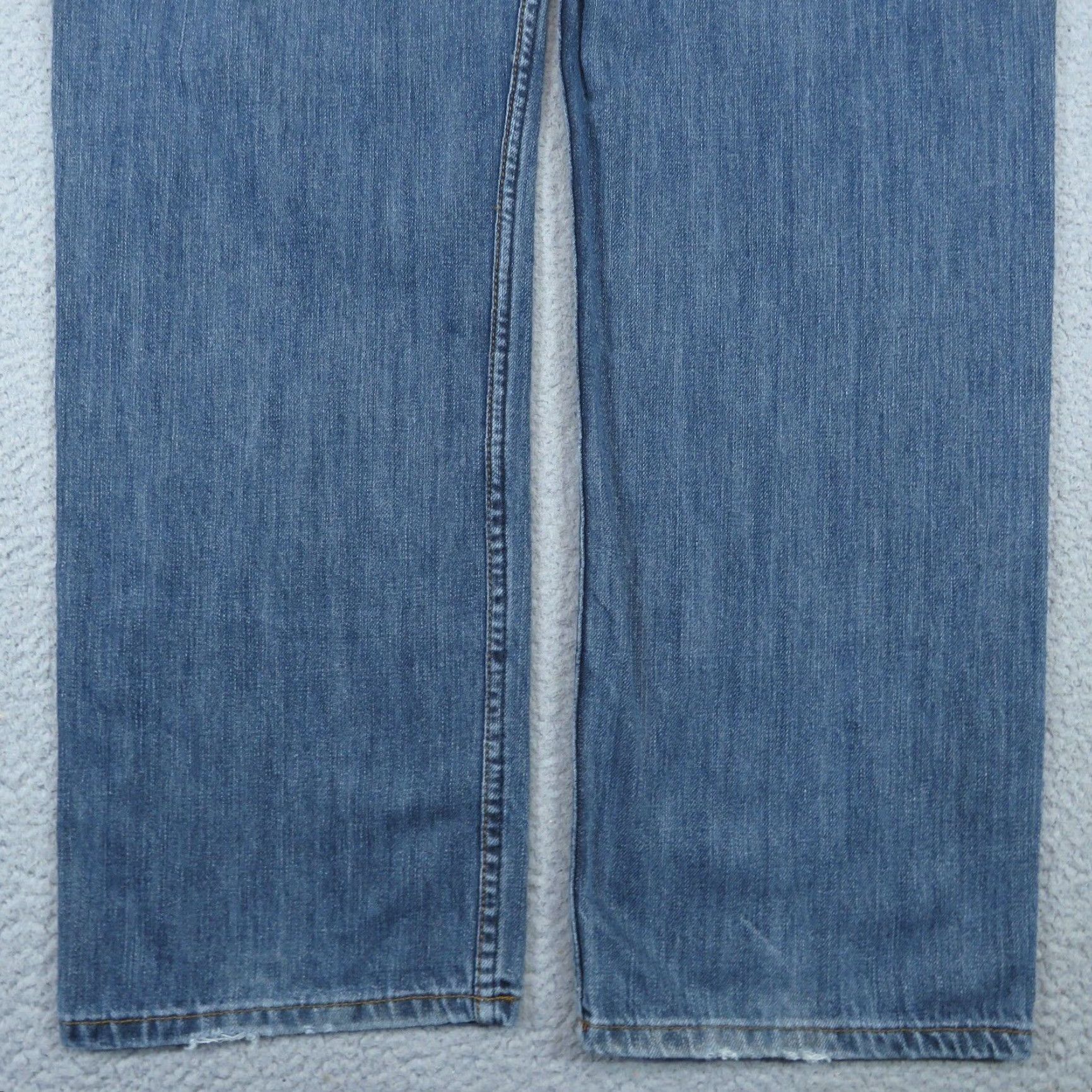 Von Dutch VINTAGE Von Dutch Jeans Mens 36x34 Wide Leg Relaxed Y2K Baggy Blue Button Fly Denim Shirt? Size US 36 / EU 52 - 3 Thumbnail
