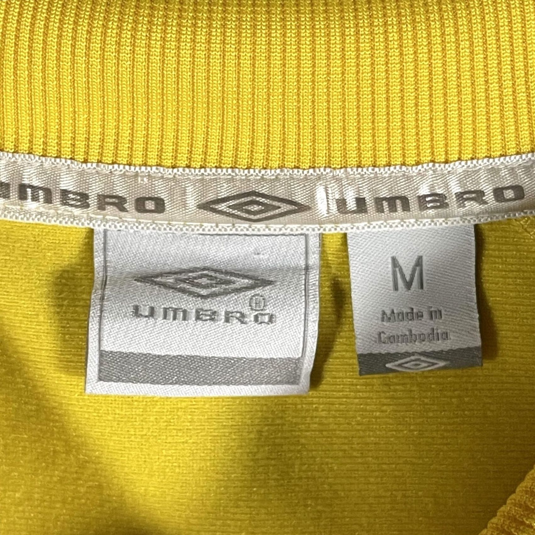 Umbro Umbro Track Jacket Mens M Colorblock Yellow Black Green Full Zip Pockets Collared Lightweight Soccer Activewear Casual Size US M / EU 48-50 / 2 - 5 Thumbnail