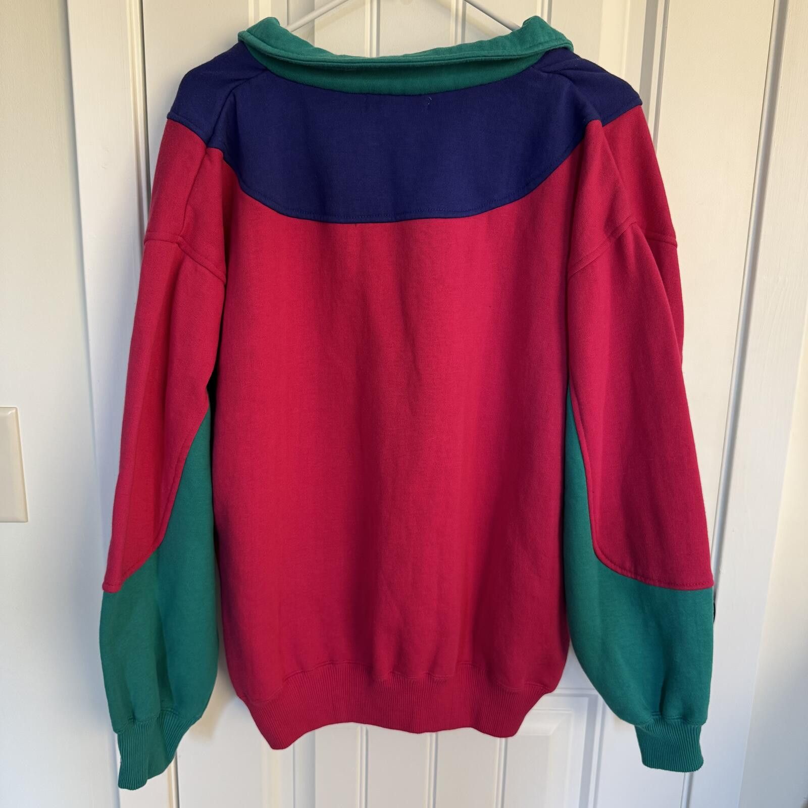 Other Sunterra 90's Colorblock Quarter-Zip Sweatshirt Large Size L / US 10 / IT 46 - 4 Thumbnail