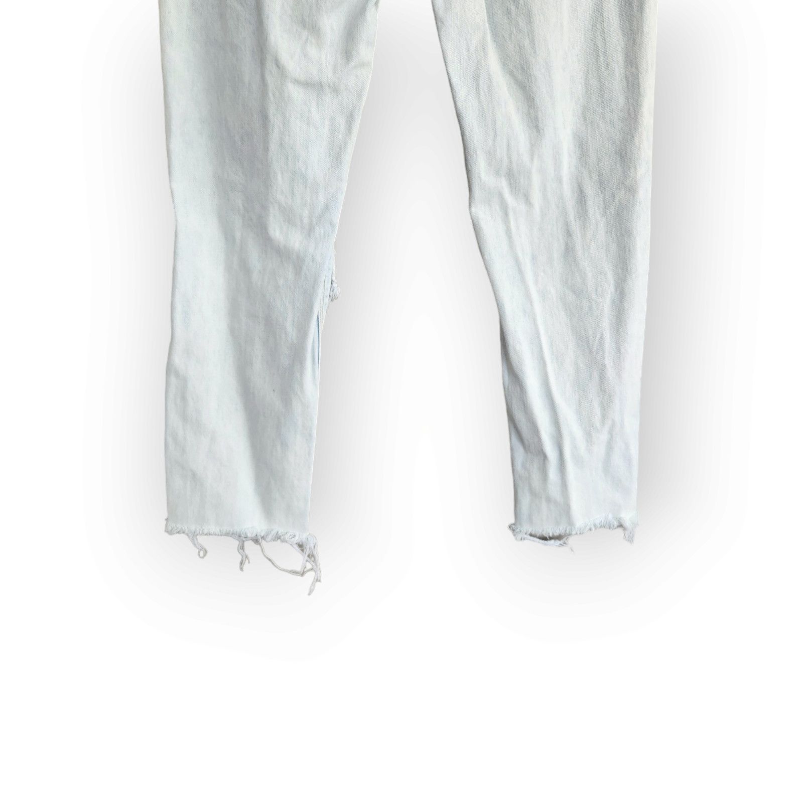 I.N.C American Eagle Light Wash Ripped High Waisted Mom Jeans 4 Size 27" / US 4 / IT 40 - 5 Thumbnail