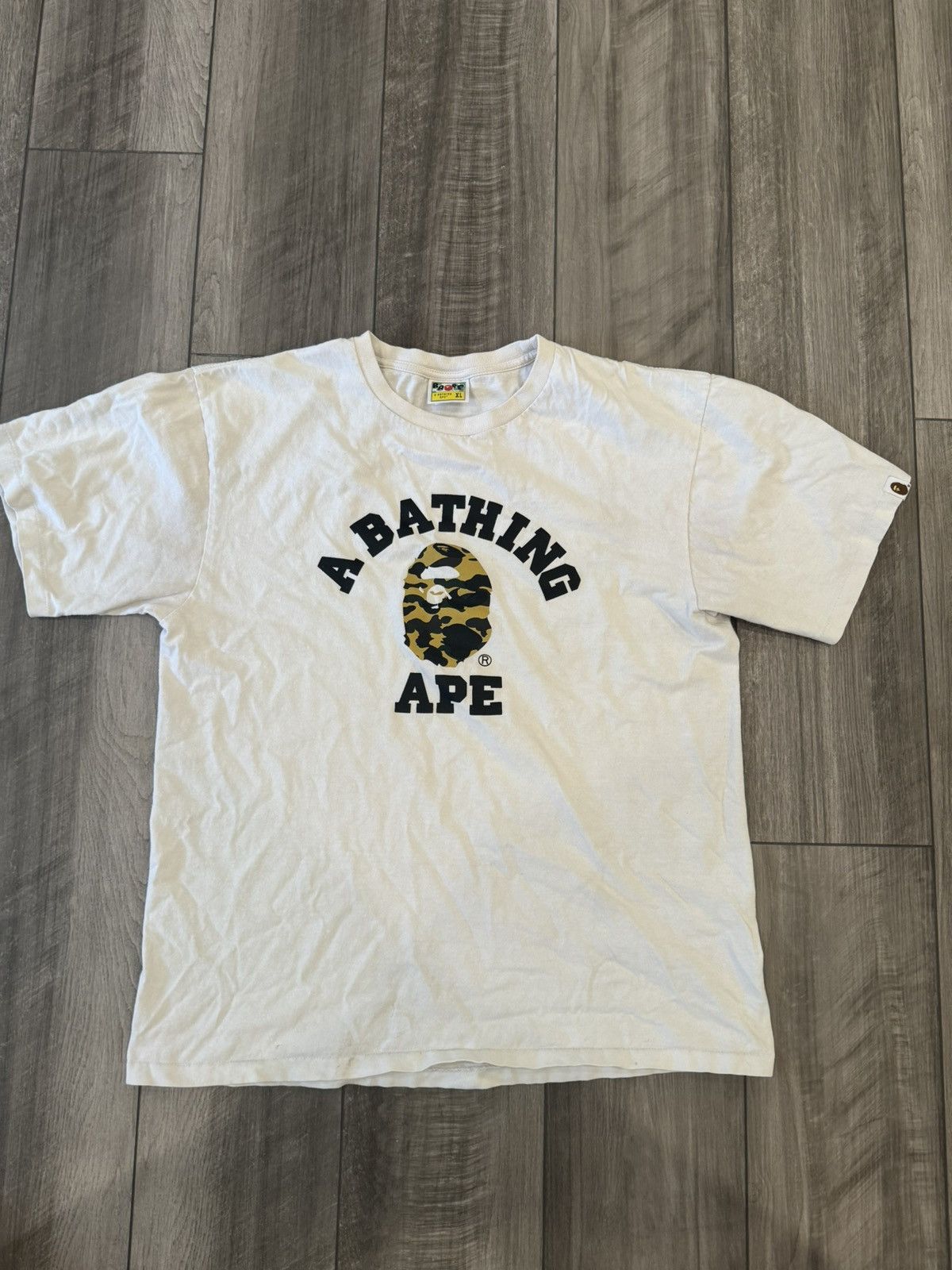 Bape 1st Camo College Tee Size US XL / EU 56 / 4 - 1 Thumbnail