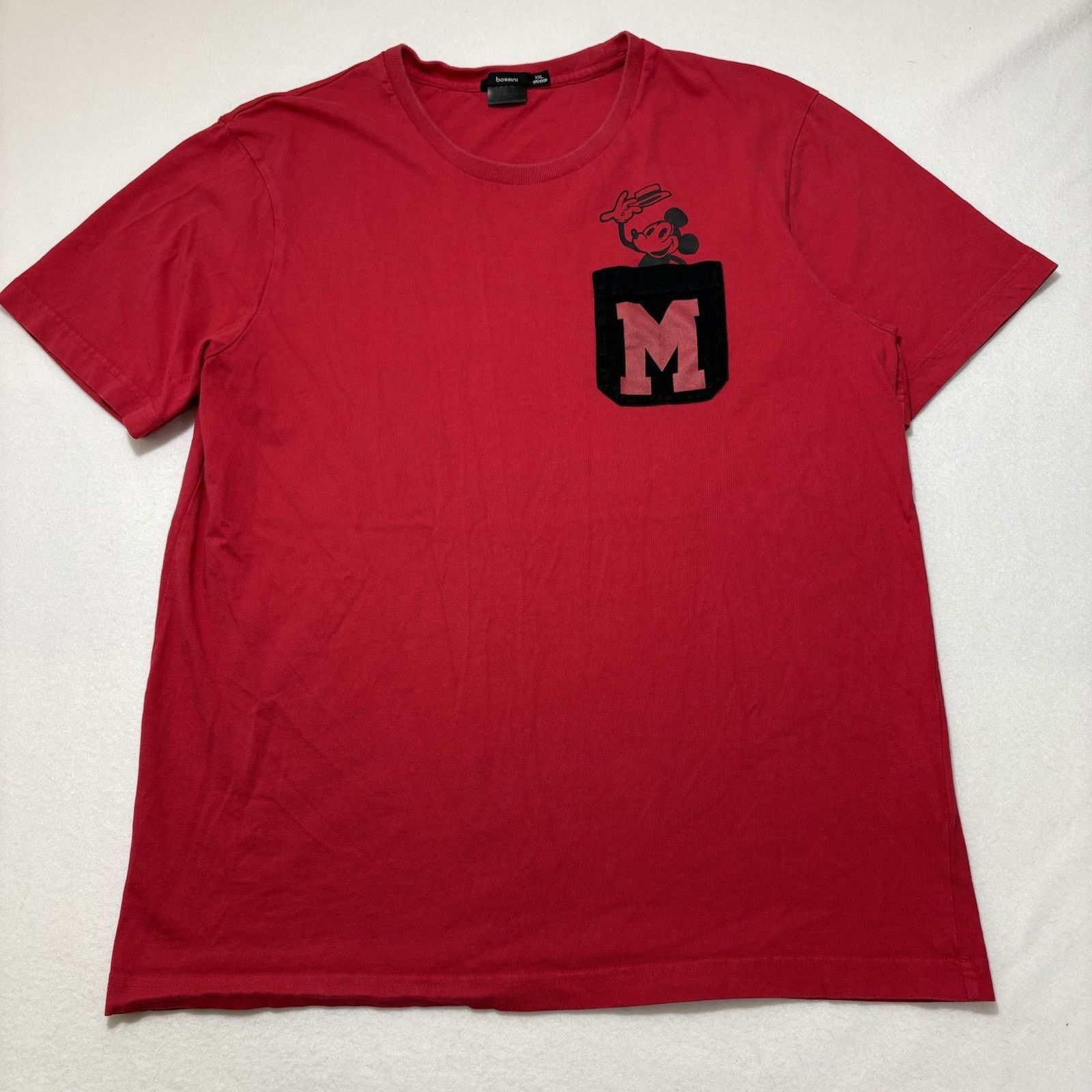 Other Bossini Disney Large Pocket T Shirt Mickey Mouse Red Black Size US L / EU 52-54 / 3 - 1 Thumbnail