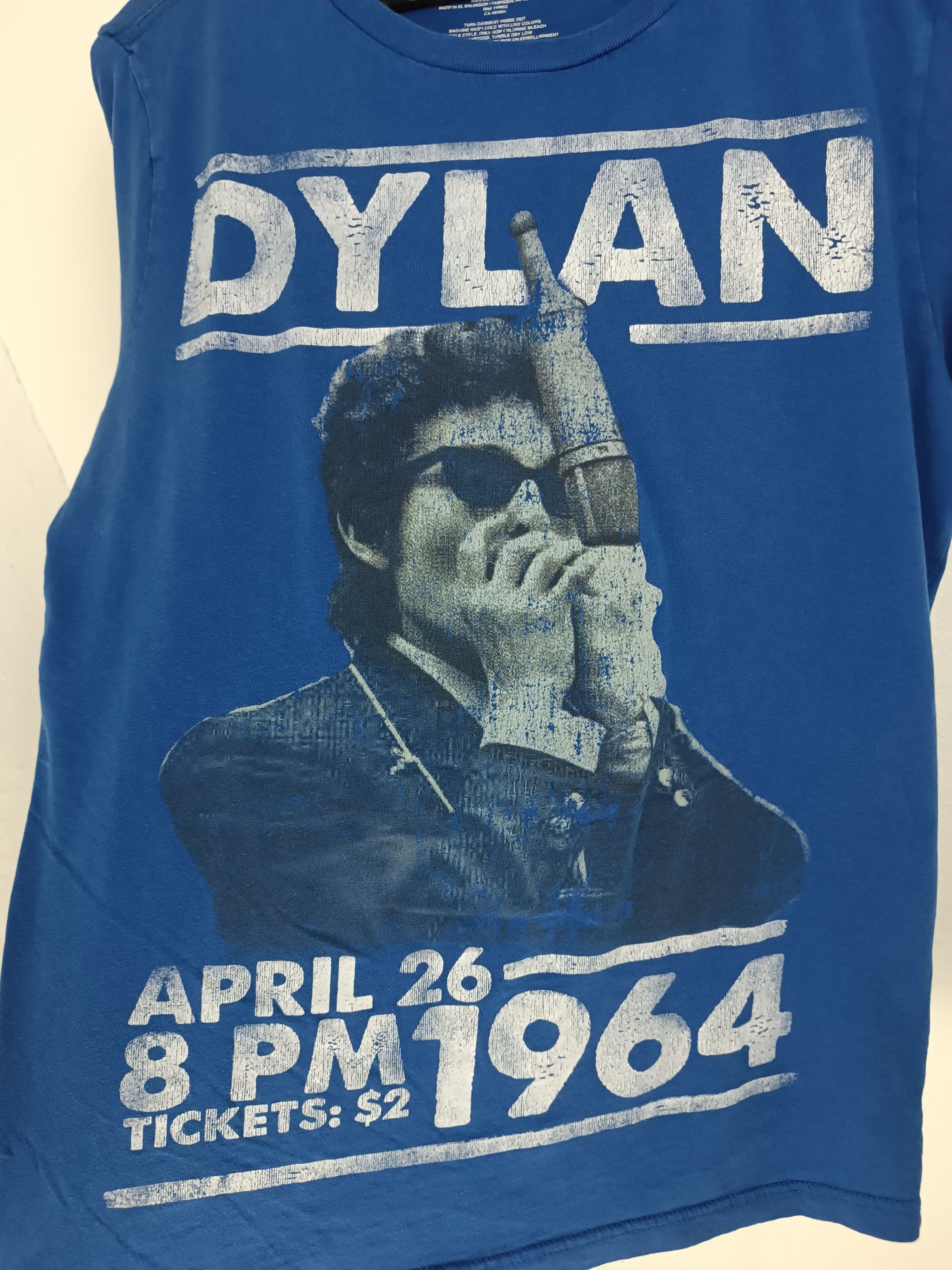 Band Tees VINTAGE BOB DYLAN LIVE 1964 VERY RARE ROCK PUNK BEATLES Size US M / EU 48-50 / 2 - 5 Thumbnail