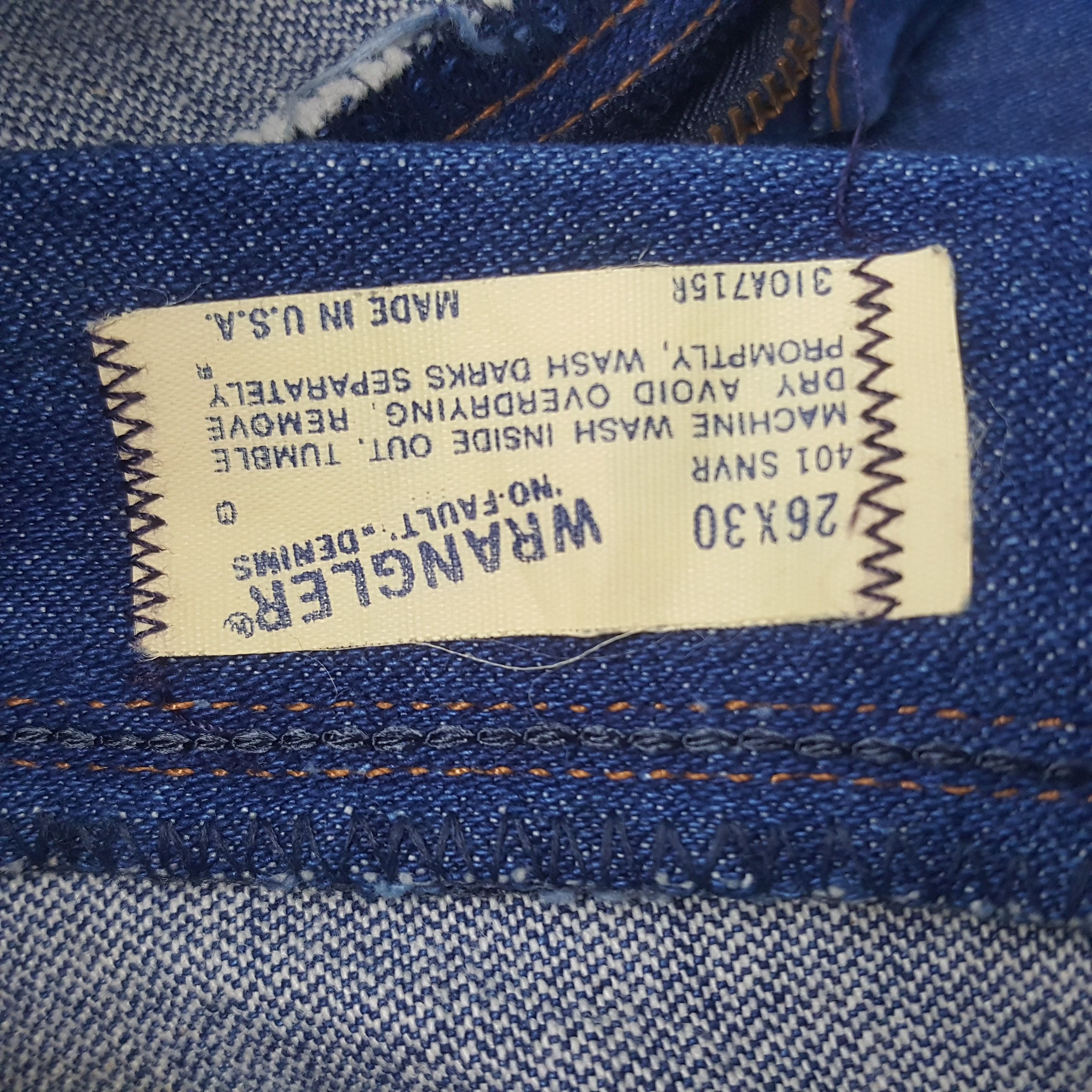 Wrangler Vintage Wrangler USA 401 SNVR Denim Jeans Size 24" / US 00 / IT 34 - 14 Thumbnail