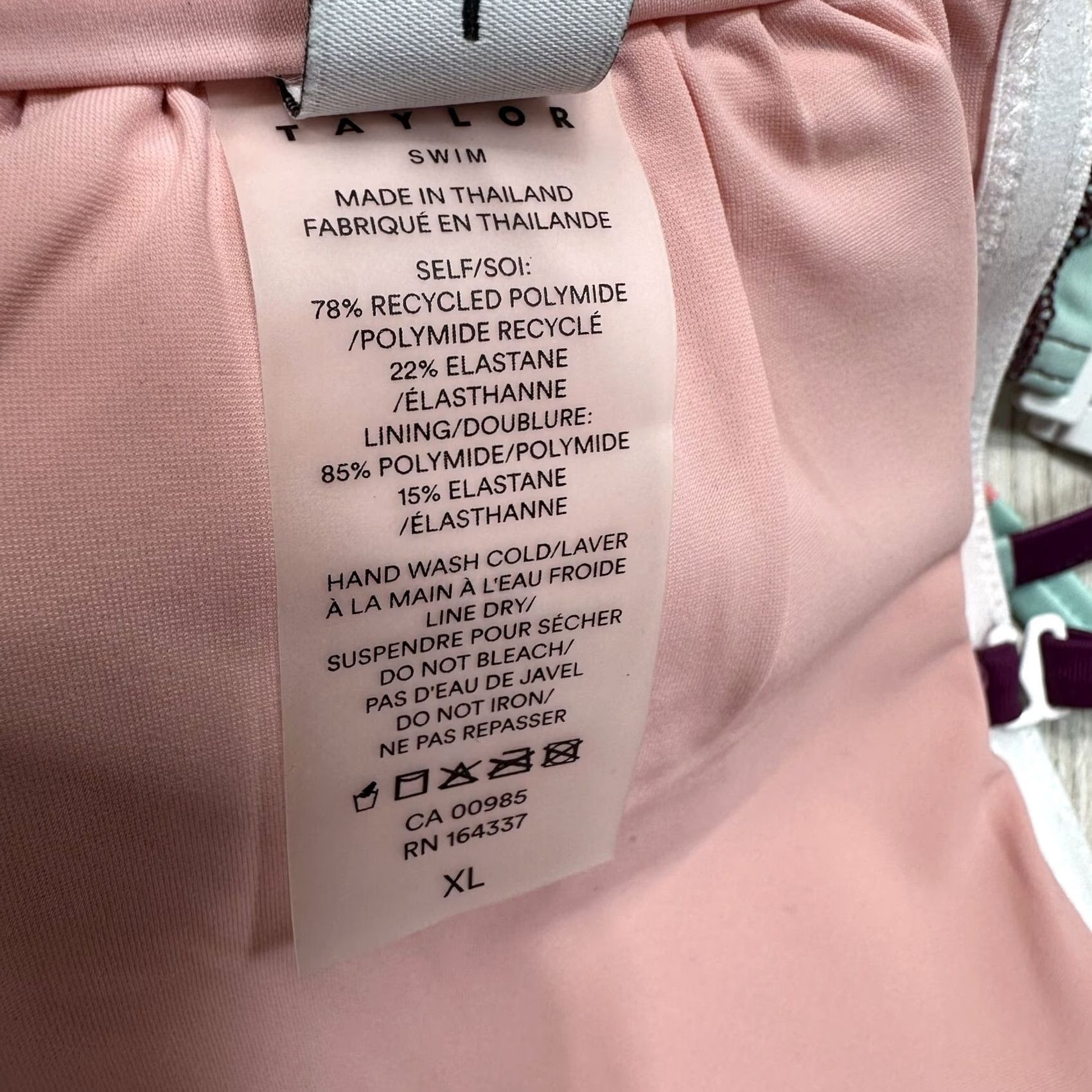 Tanya Taylor Tanya Taylor Swim Top Poppy Bikini Pink Purple Stripe XL NWT Size XL / US 12-14 / IT 48-50 - 4 Thumbnail