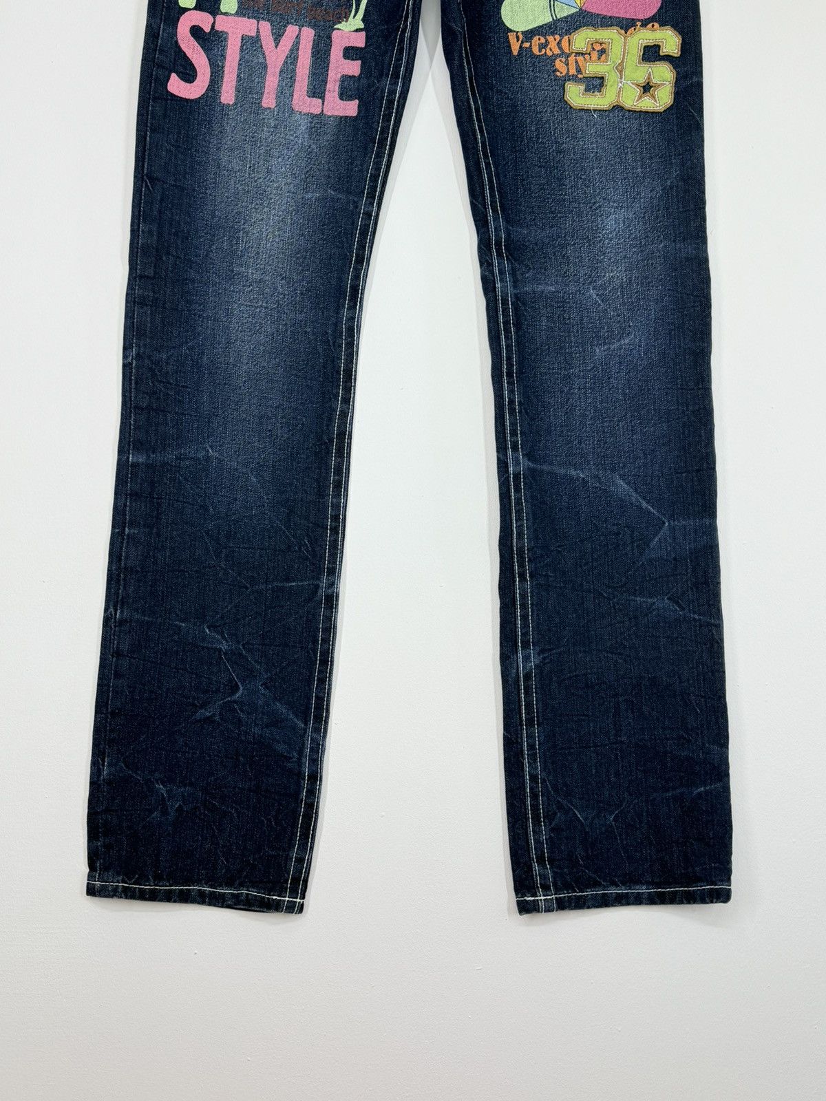 Designer × Japanese Brand × Vintage VTG VENCE DAICOCK PRINTED PATCHES DENIM Size US 30 / EU 46 - 6 Thumbnail