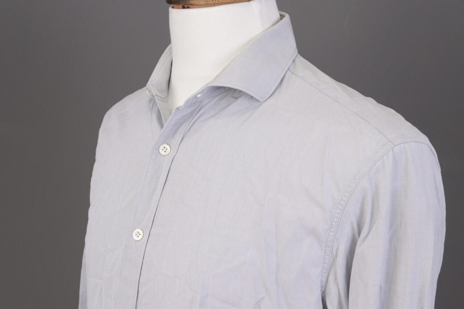 Gieves & Hawkes Gieves & Hawkes Gray Button Down Dress Shirt Size 41 / 16 Size US M / EU 48-50 / 2 - 7 Thumbnail