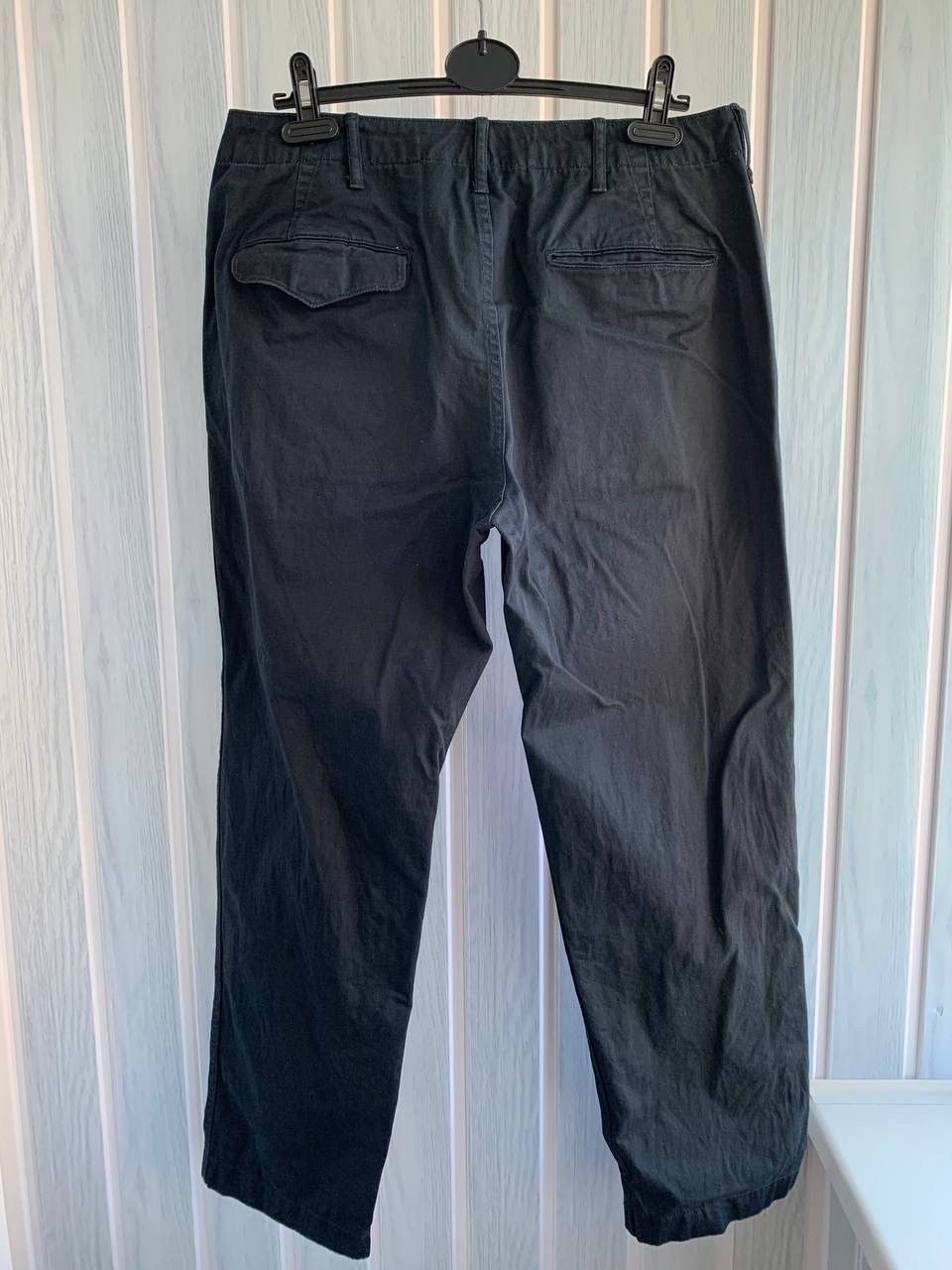 *A VONTADE × Japanese Brand A VONTADE Navy Sanforized Cotton By Drive On Track Trousers Size US 33 - 3 Thumbnail